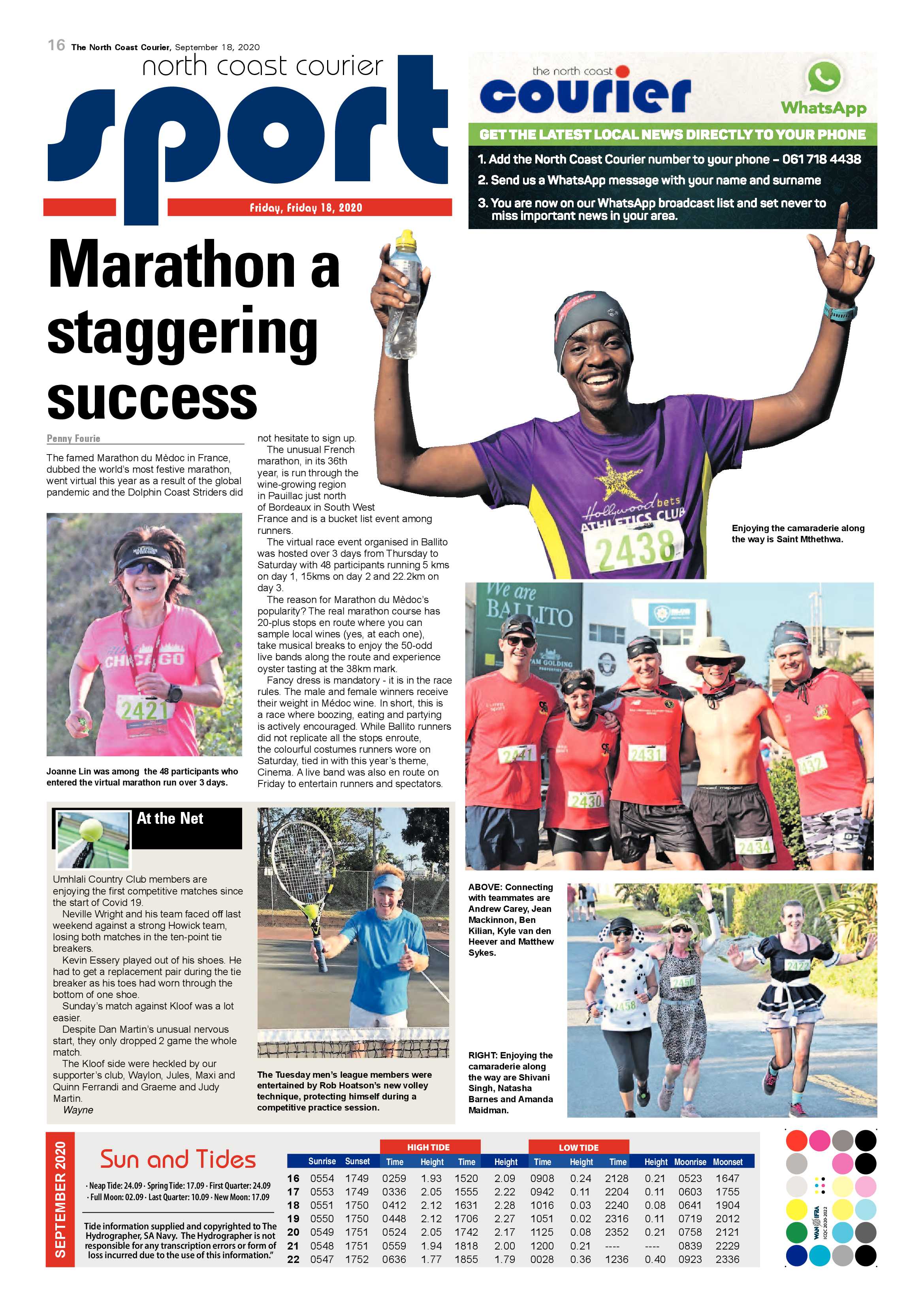 North Coast Courier 18 September 2020 page 16