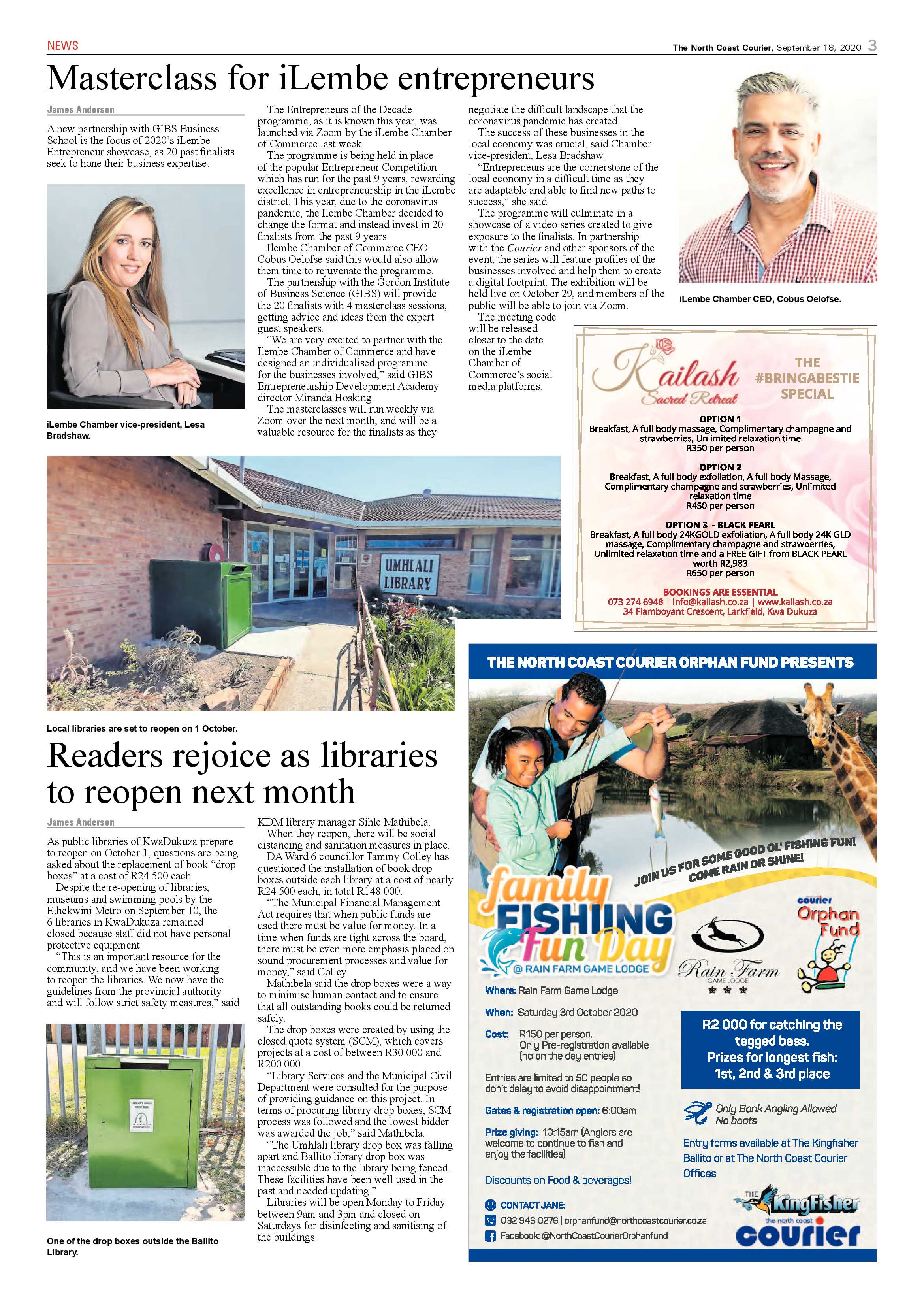 North Coast Courier 18 September 2020 page 3