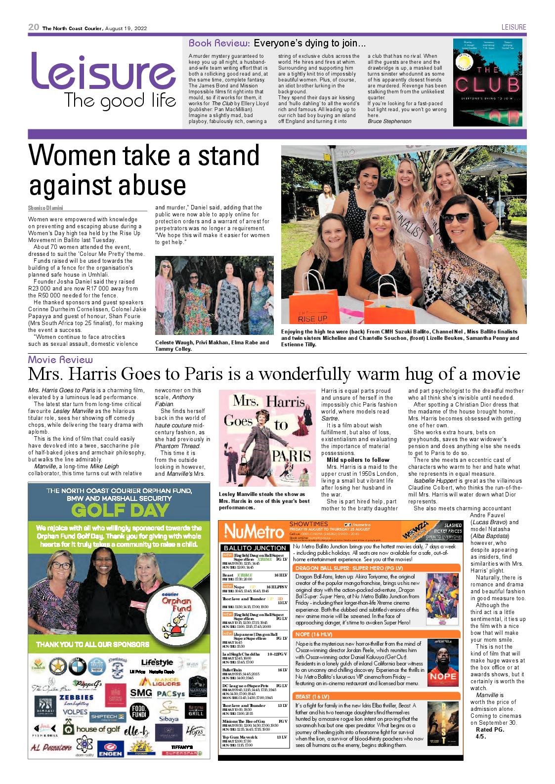 North Coast Courier 19 August 2022 page 20