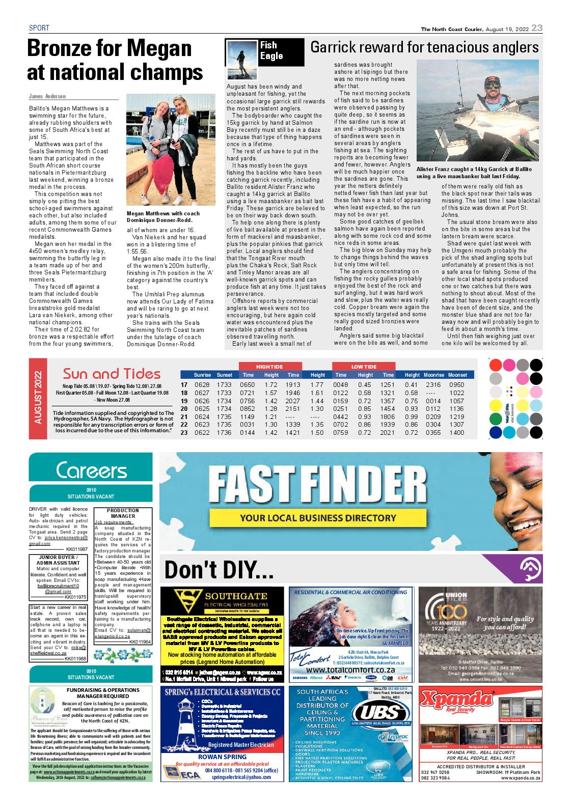North Coast Courier 19 August 2022 page 23