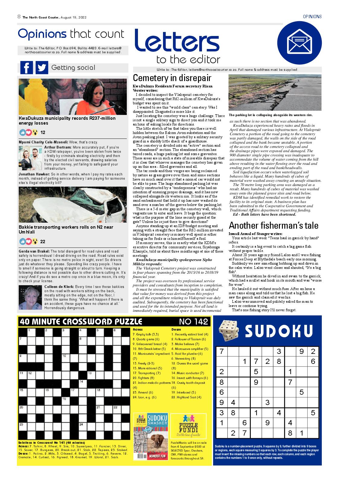 North Coast Courier 19 August 2022 page 8