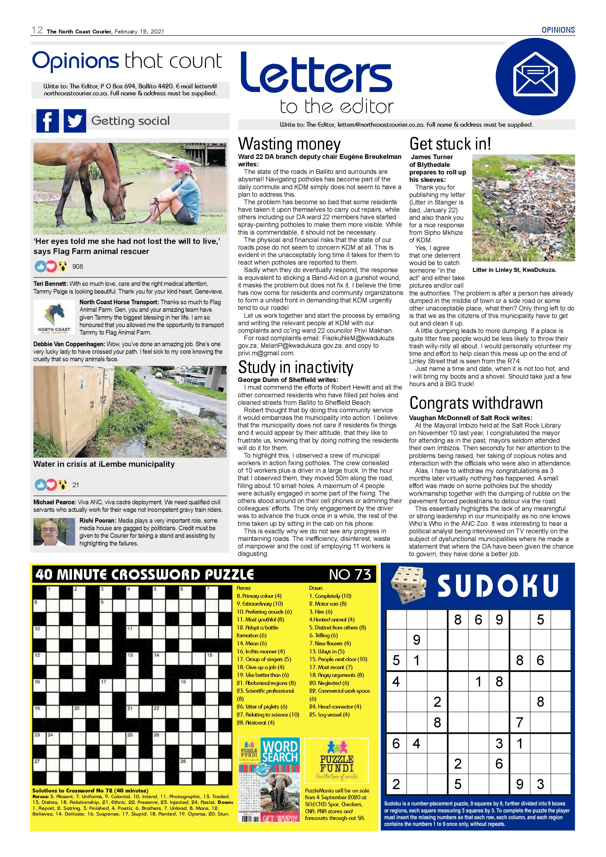North Coast Courier 19 February 2021 page 12