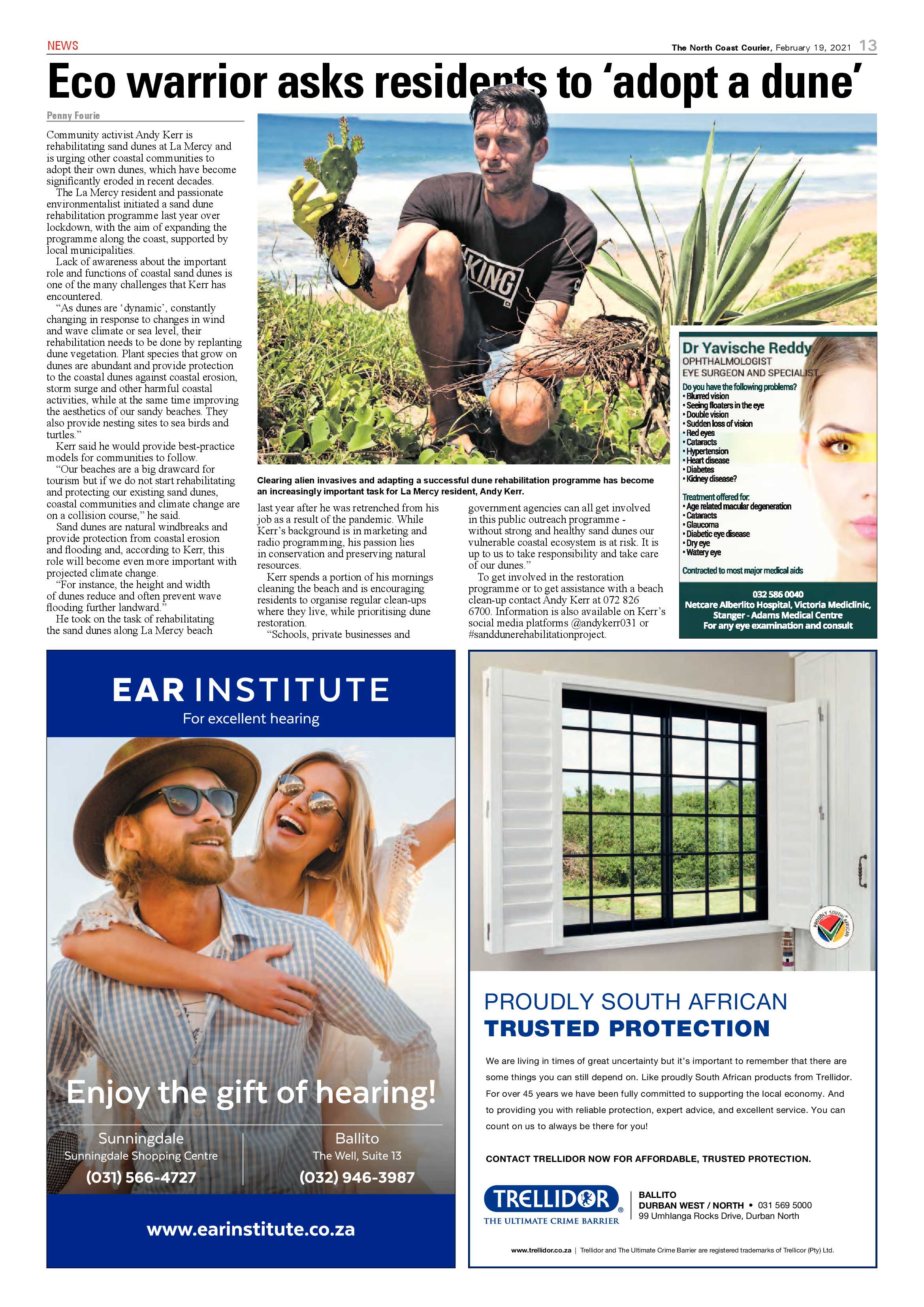 North Coast Courier 19 February 2021 page 13