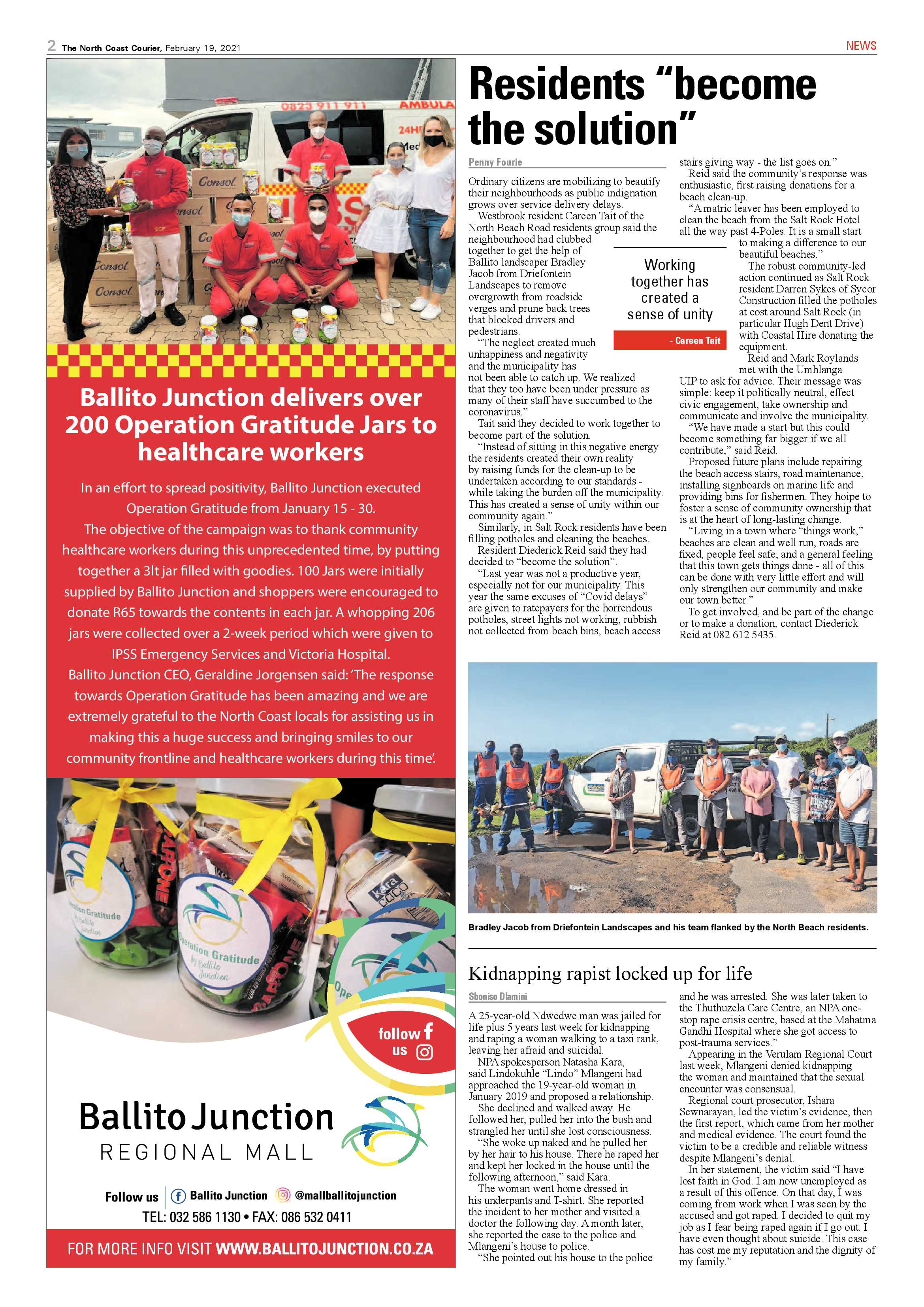 North Coast Courier 19 February 2021 page 2