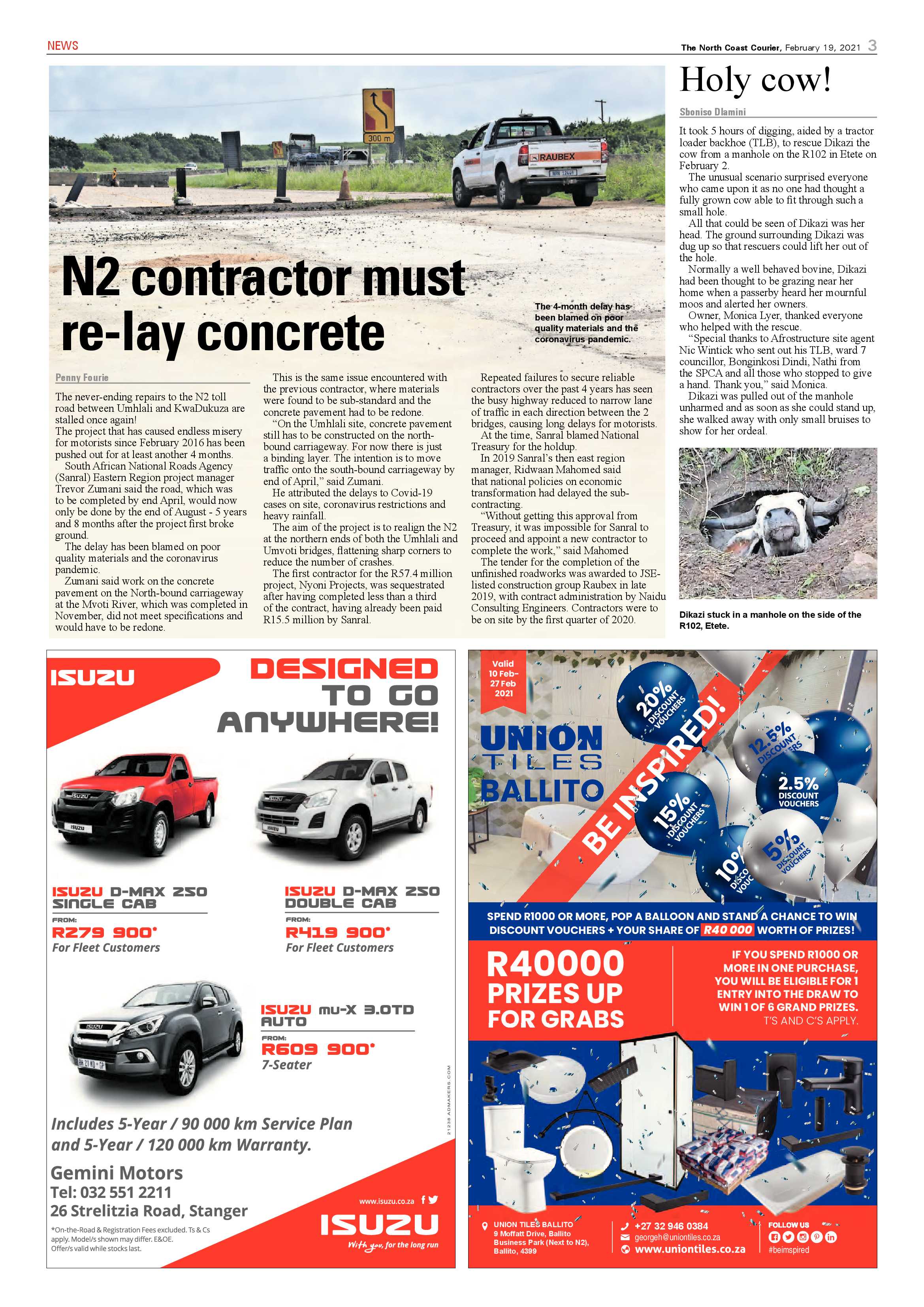 North Coast Courier 19 February 2021 page 3