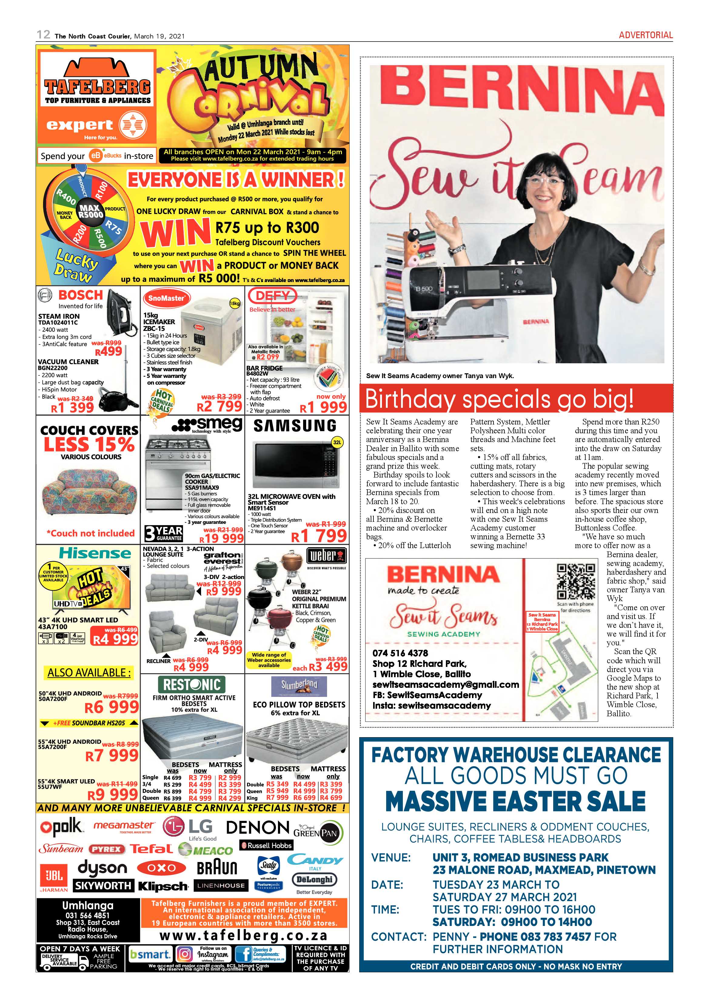 North Coast Courier 19 March 2021 page 12