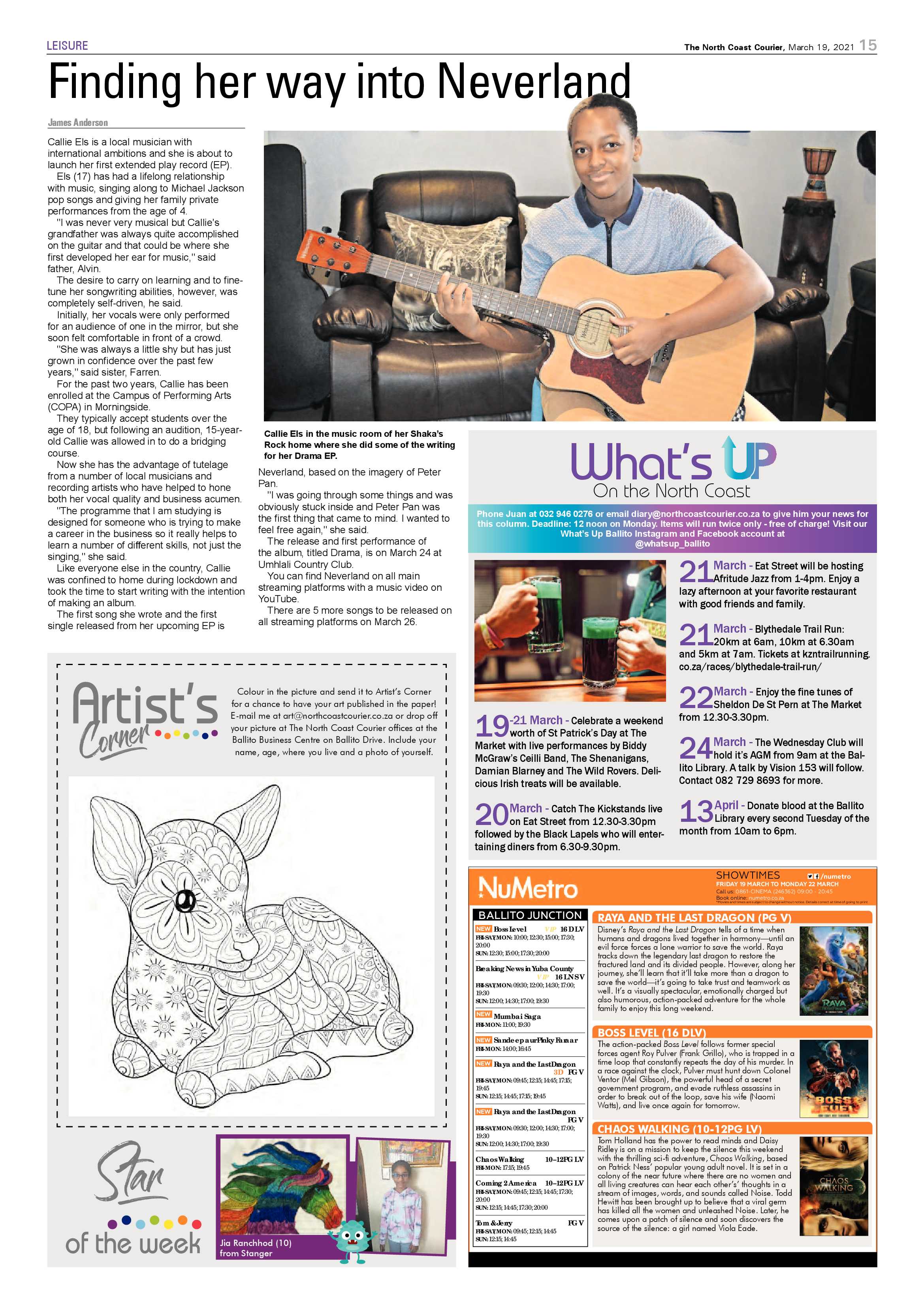 North Coast Courier 19 March 2021 page 15