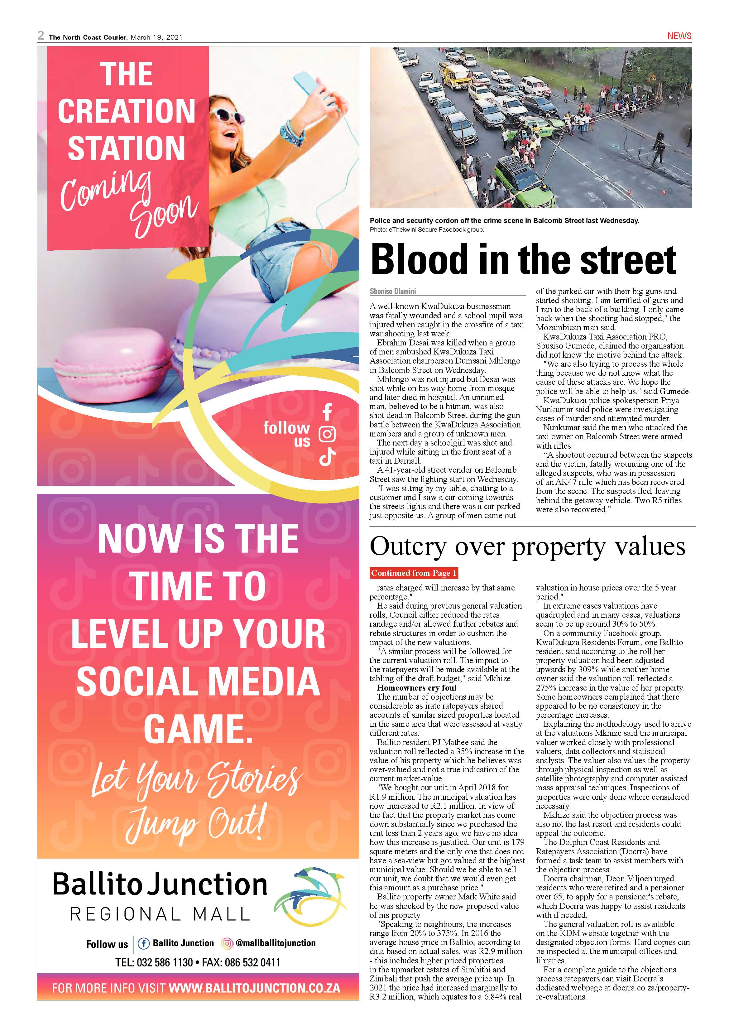 North Coast Courier 19 March 2021 page 2