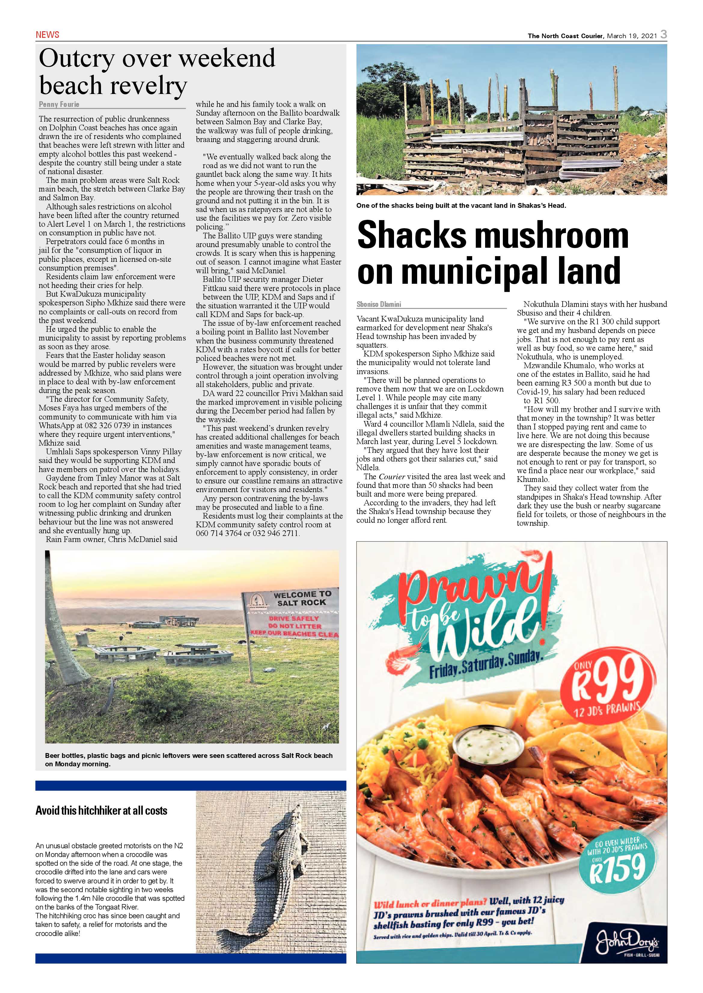 North Coast Courier 19 March 2021 page 3