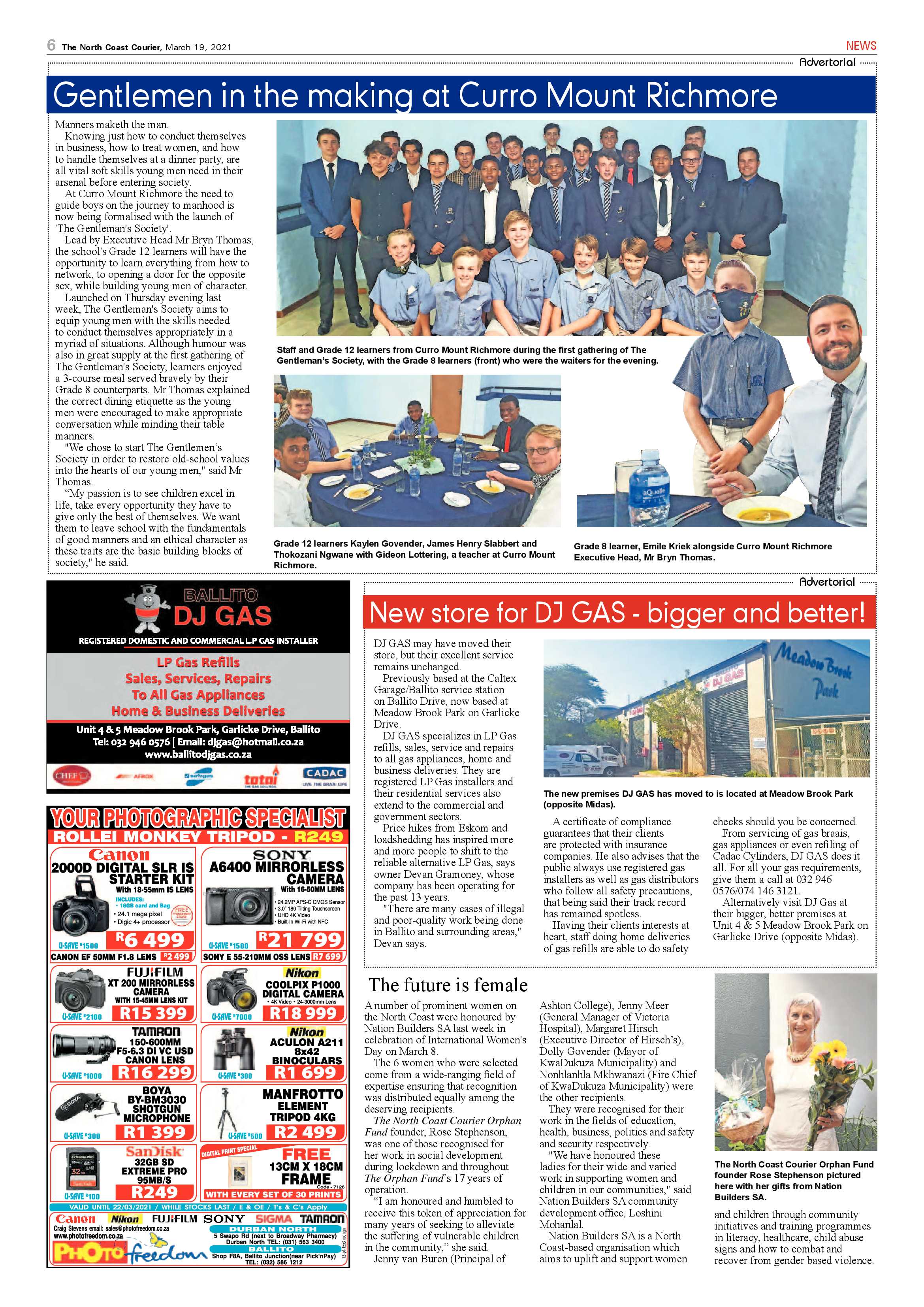 North Coast Courier 19 March 2021 page 6