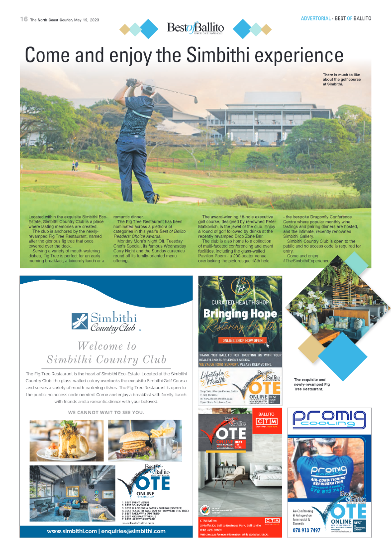 North Coast Courier 19 May 2023 page 16