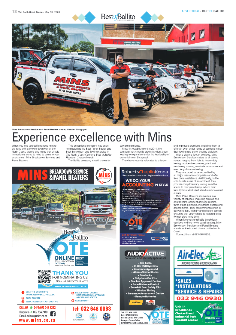 North Coast Courier 19 May 2023 page 18