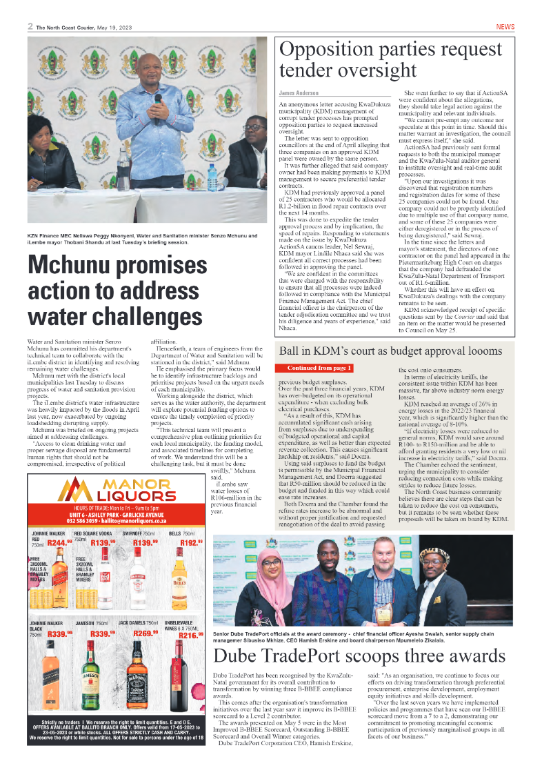North Coast Courier 19 May 2023 page 2