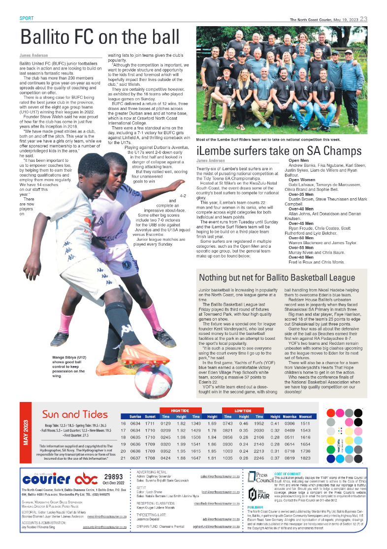 North Coast Courier 19 May 2023 page 23