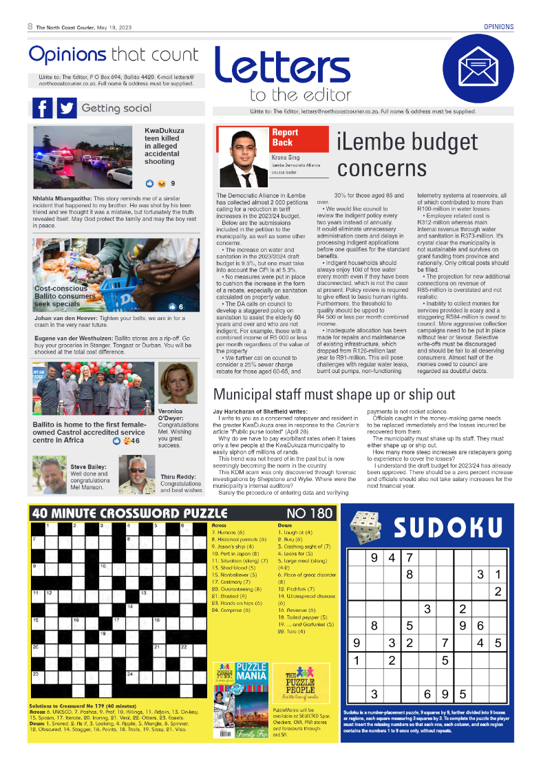 North Coast Courier 19 May 2023 page 8