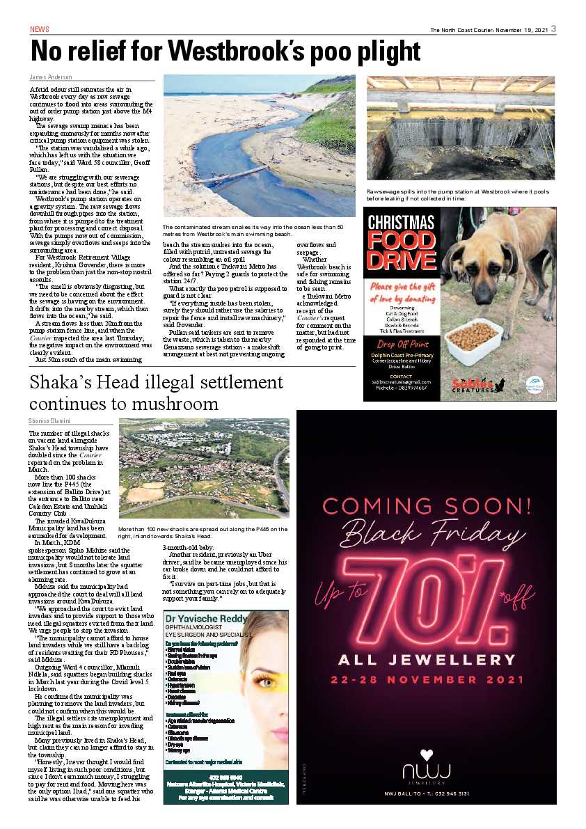 North Coast Courier 19 November 2021 page 3