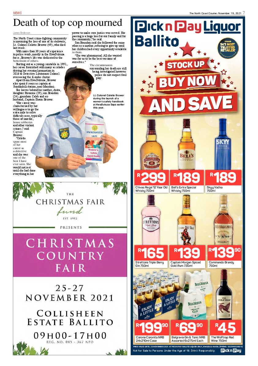 North Coast Courier 19 November 2021 page 7