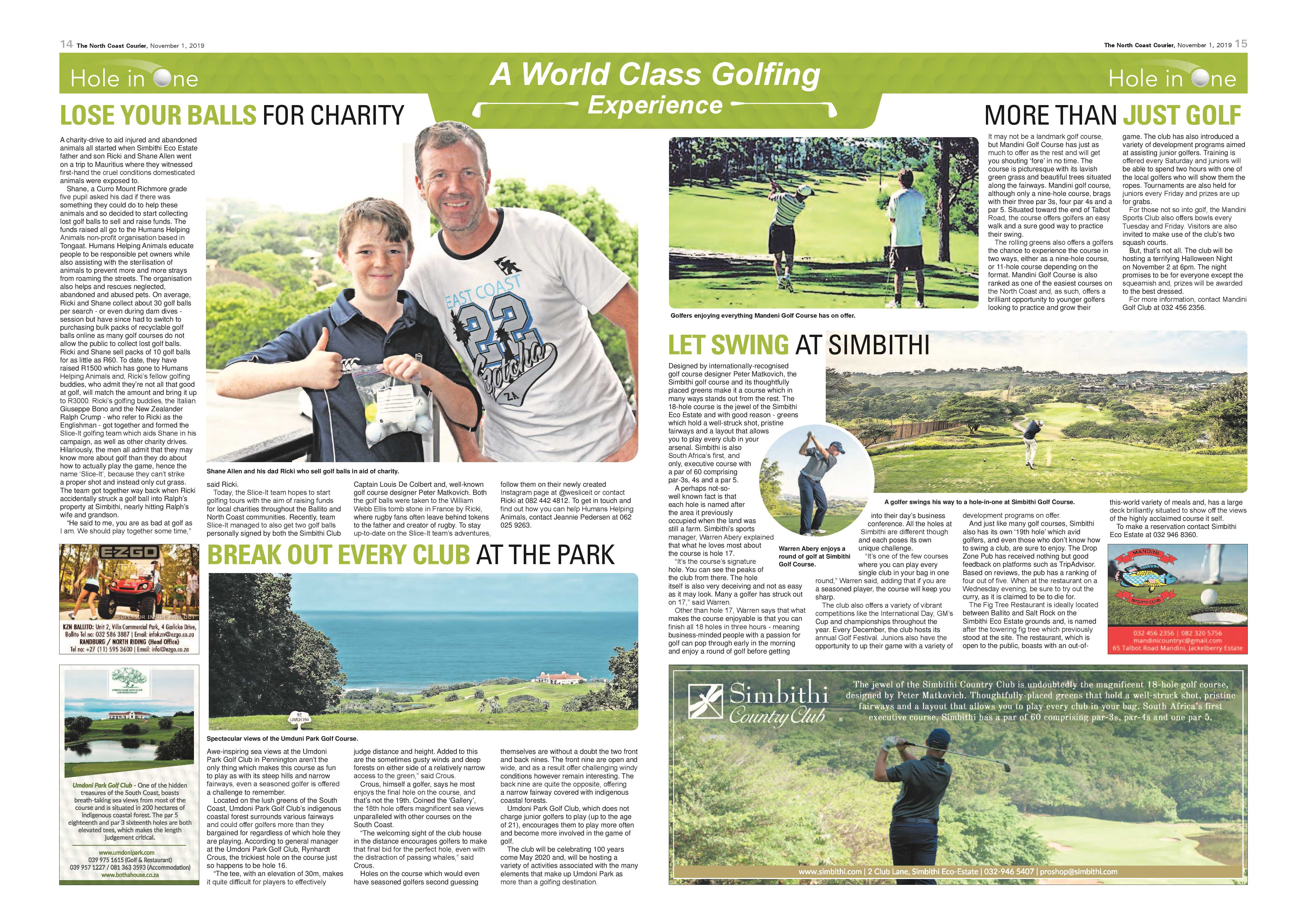North Coast Courier 1 November 2019 page 14