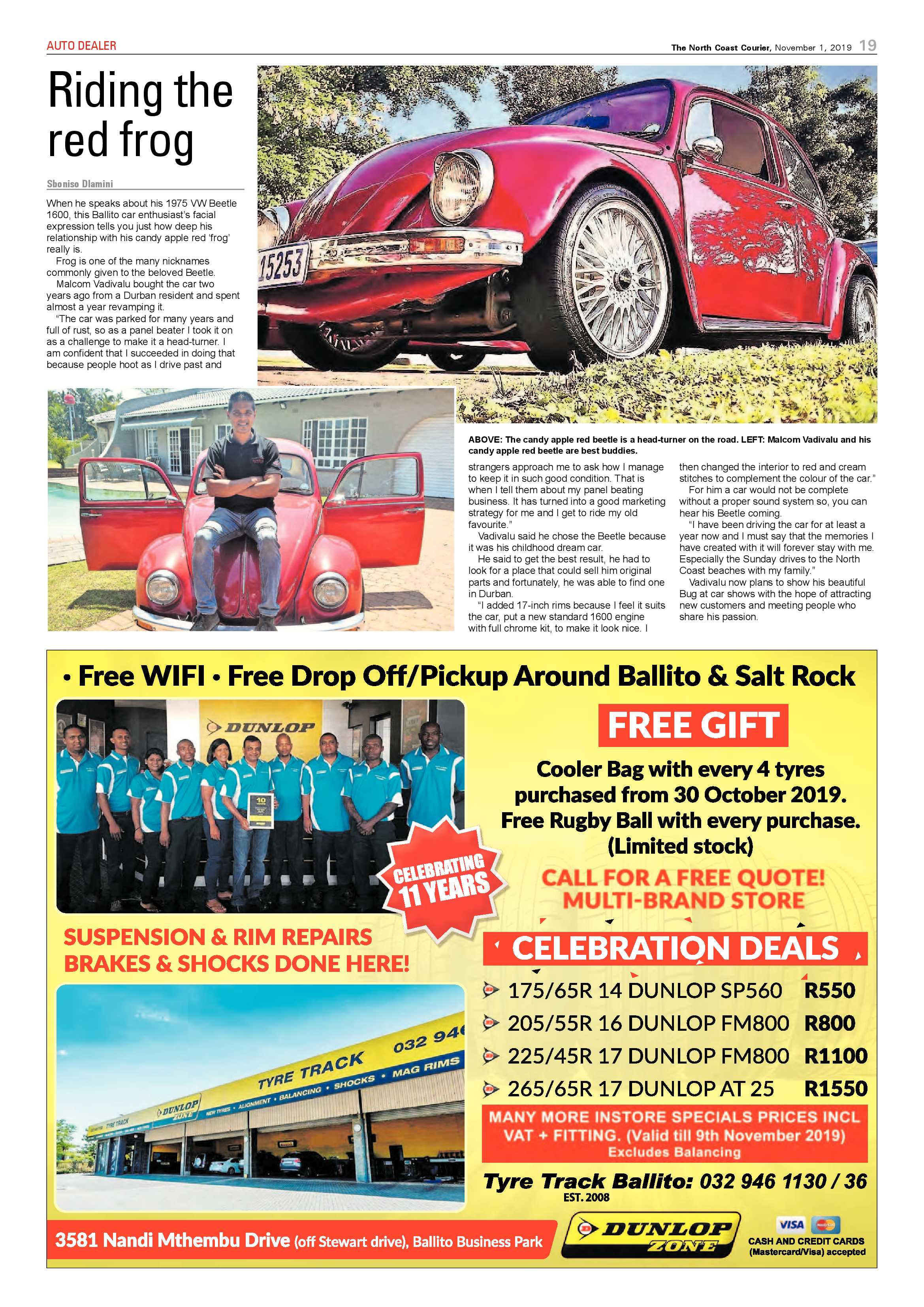 North Coast Courier 1 November 2019 page 18