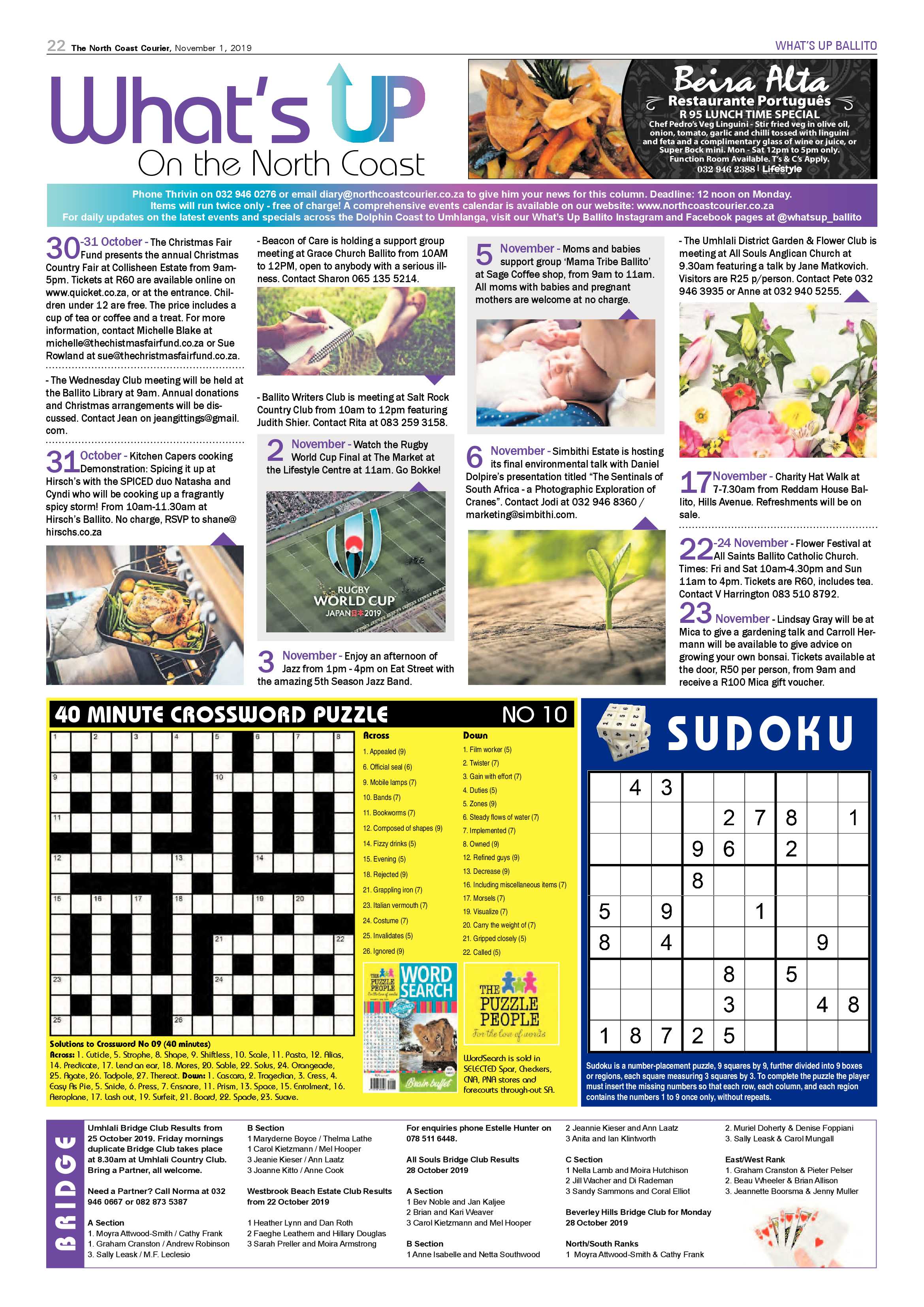 North Coast Courier 1 November 2019 page 21