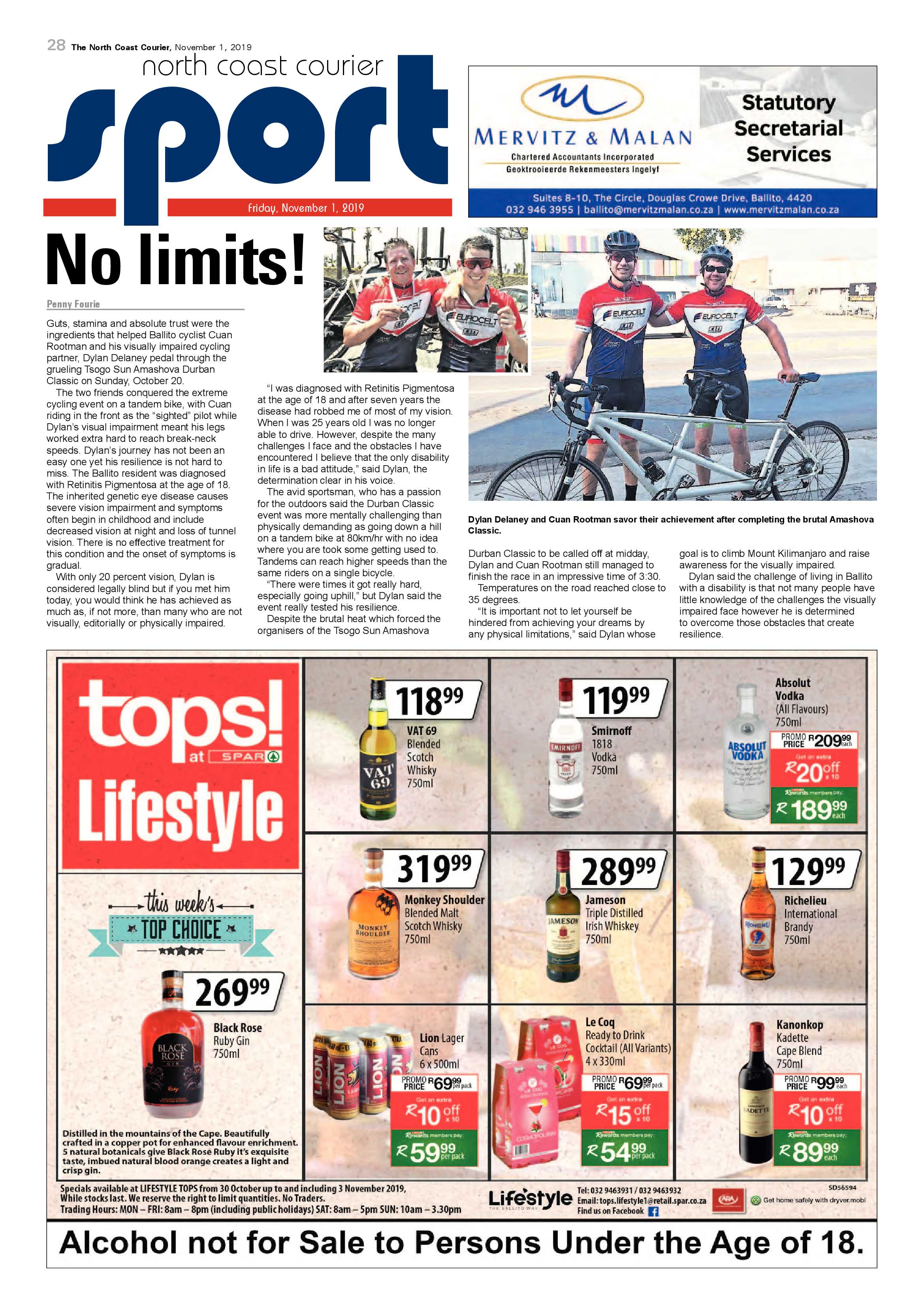 North Coast Courier 1 November 2019 page 27
