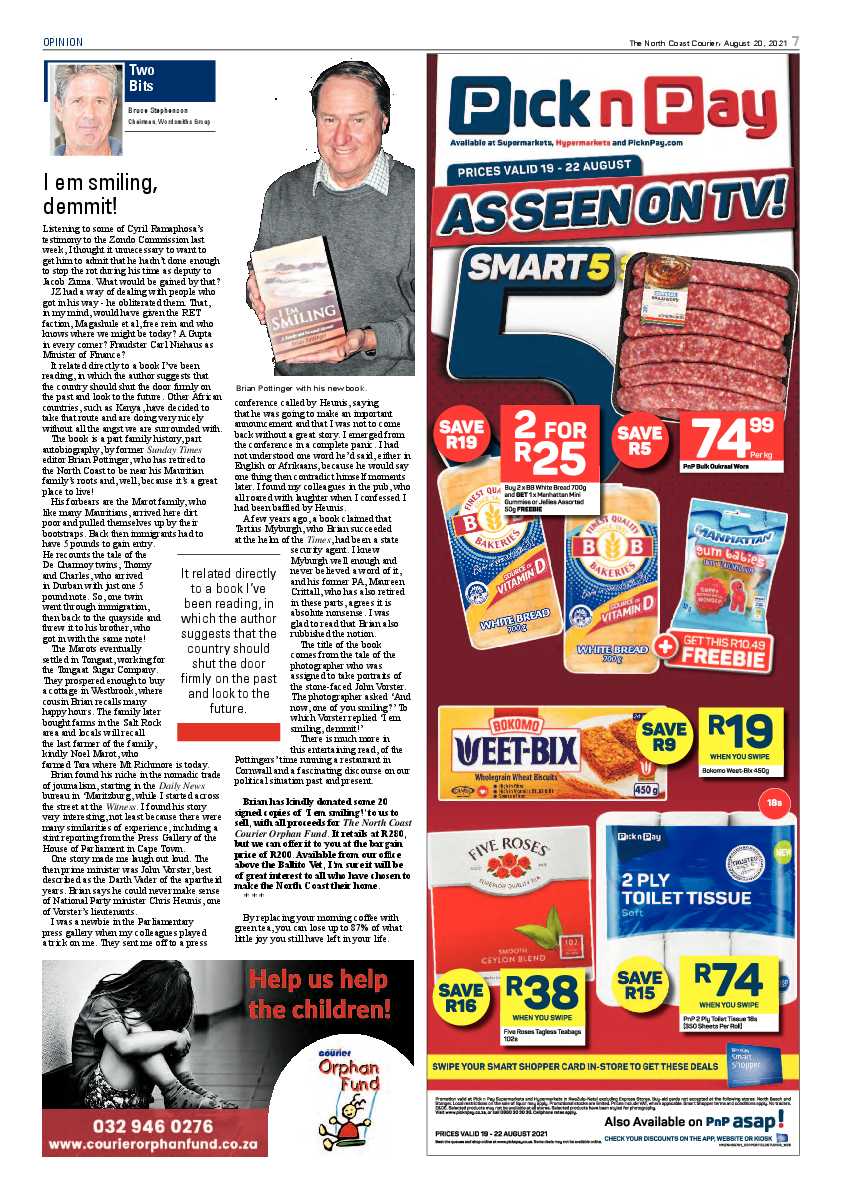 North Coast Courier 20 August 2021 page 7