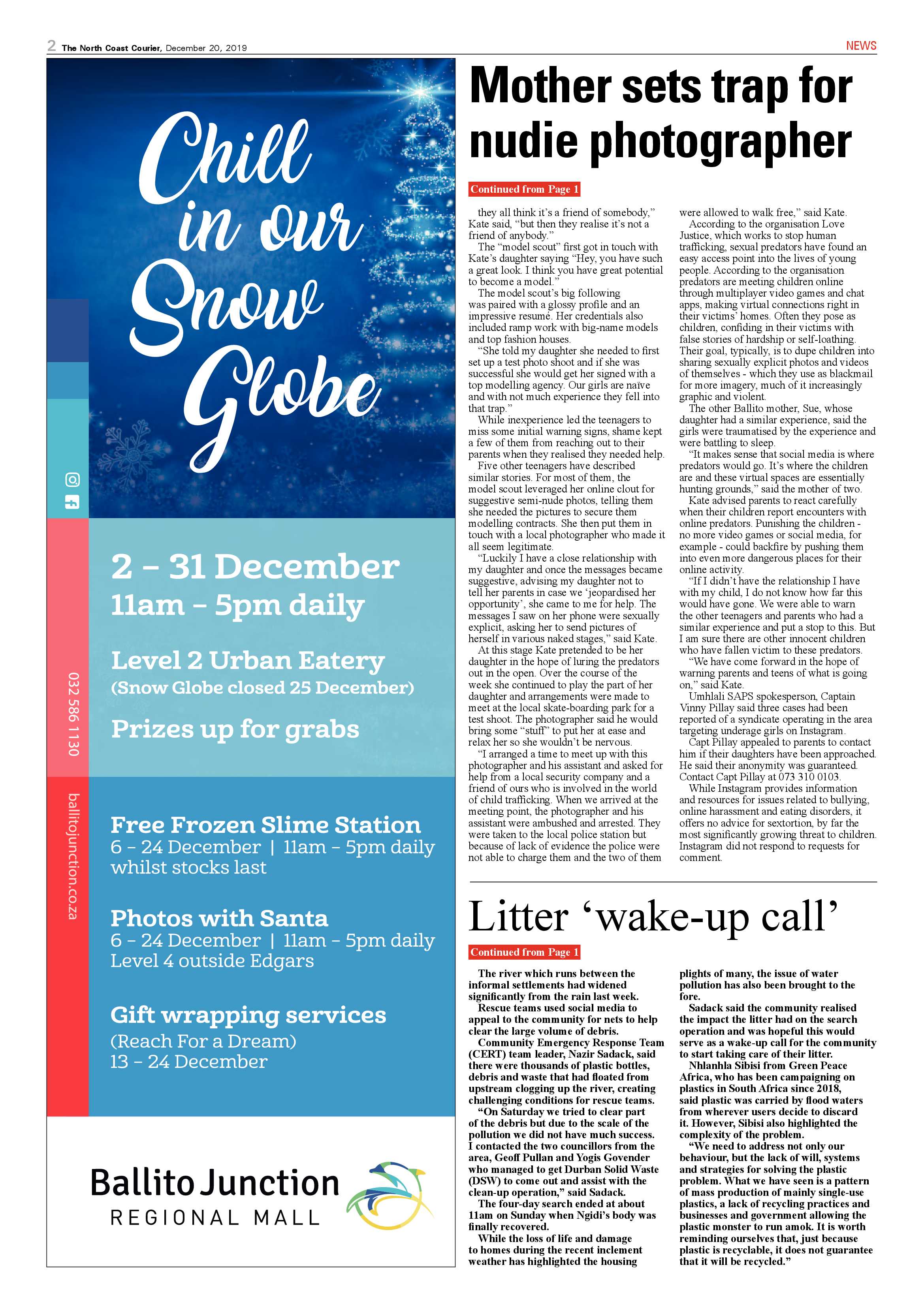 North Coast Courier 20 December 2019 page 2