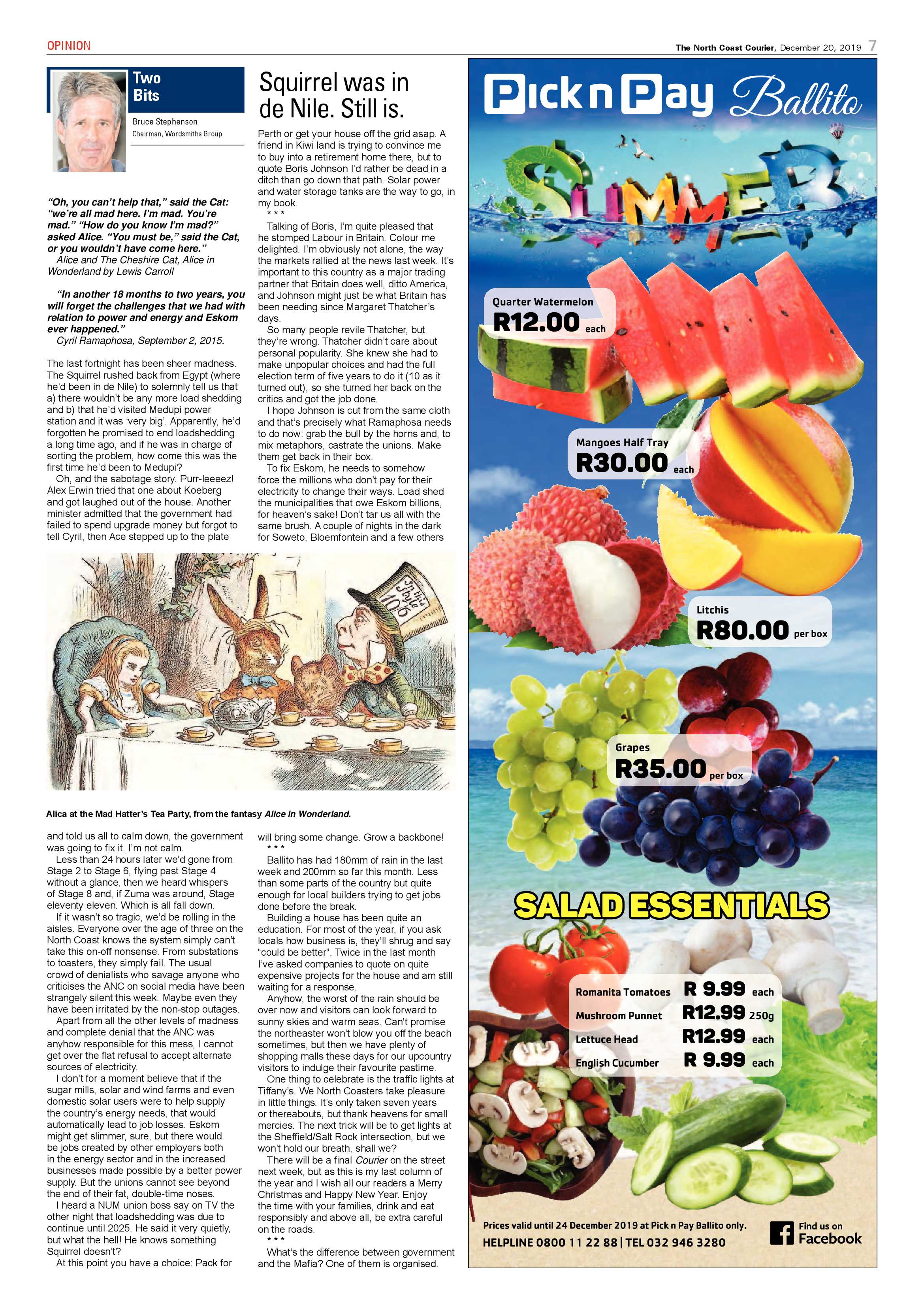 North Coast Courier 20 December 2019 page 7