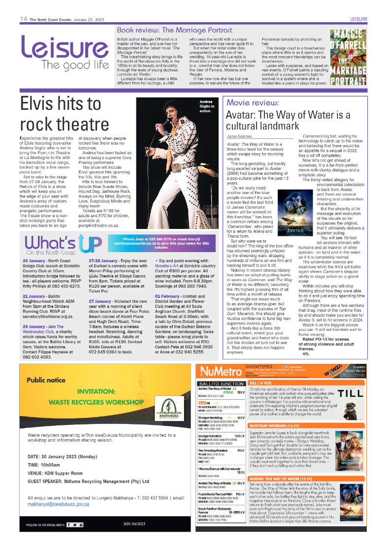 North Coast Courier 20 January 2023 page 15