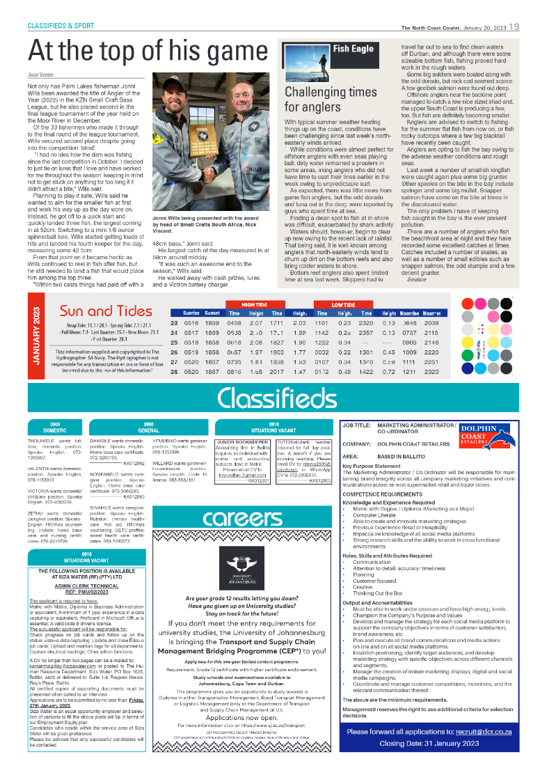 North Coast Courier 20 January 2023 page 19