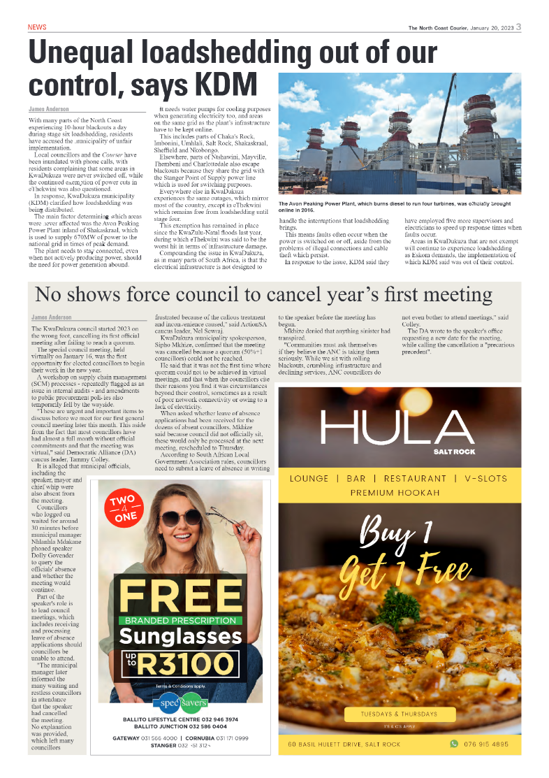 North Coast Courier 20 January 2023 page 3