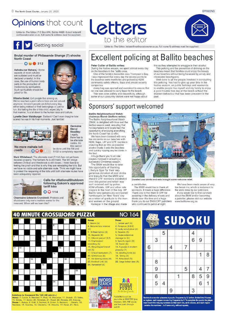 North Coast Courier 20 January 2023 page 8