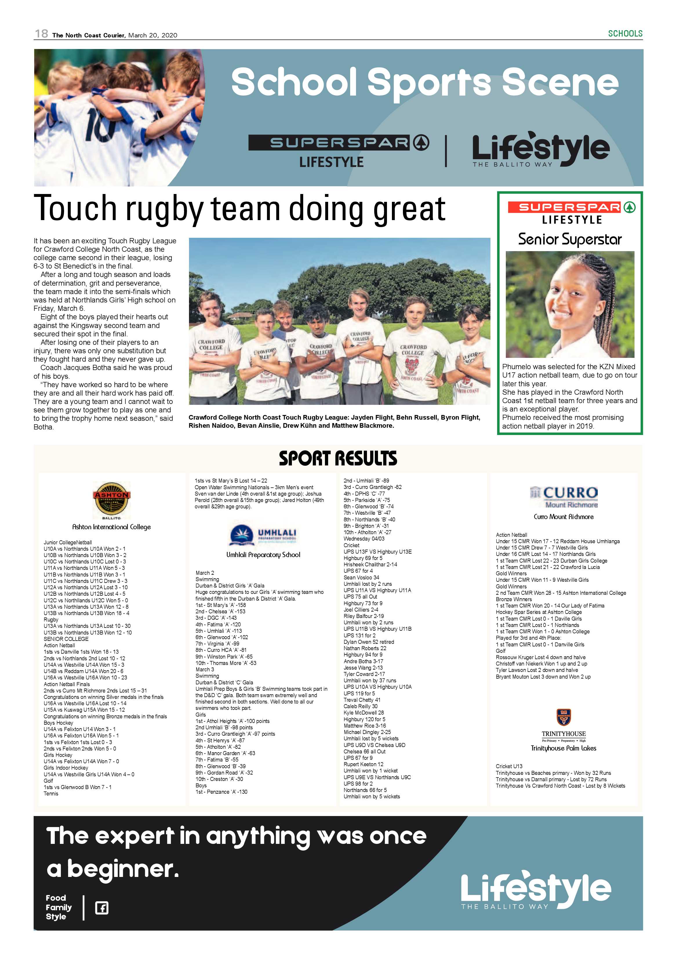 North Coast Courier 20 March 2020 page 18