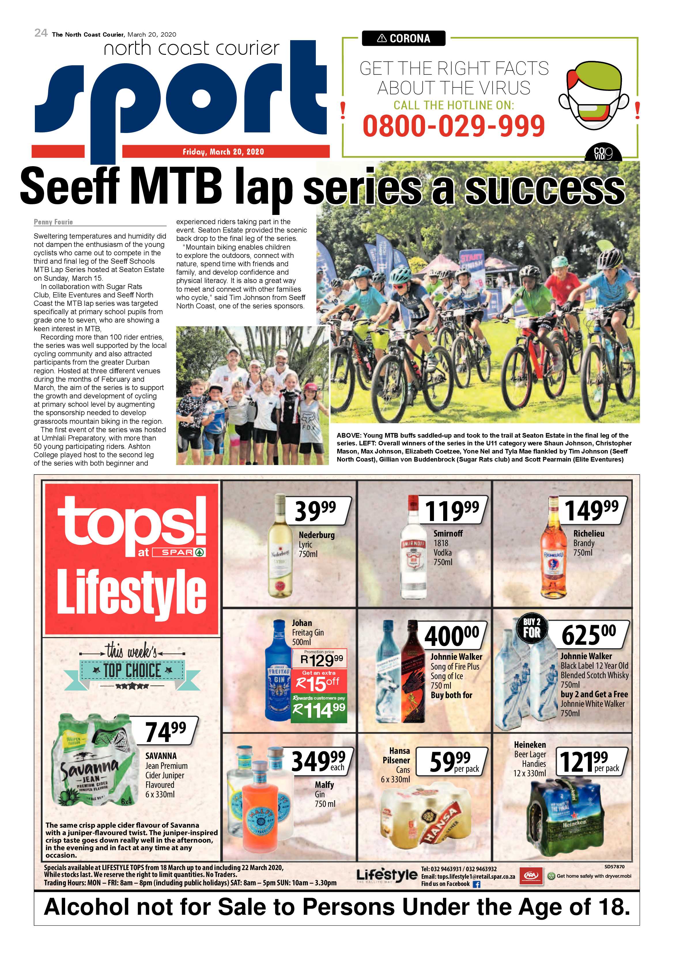 North Coast Courier 20 March 2020 page 24