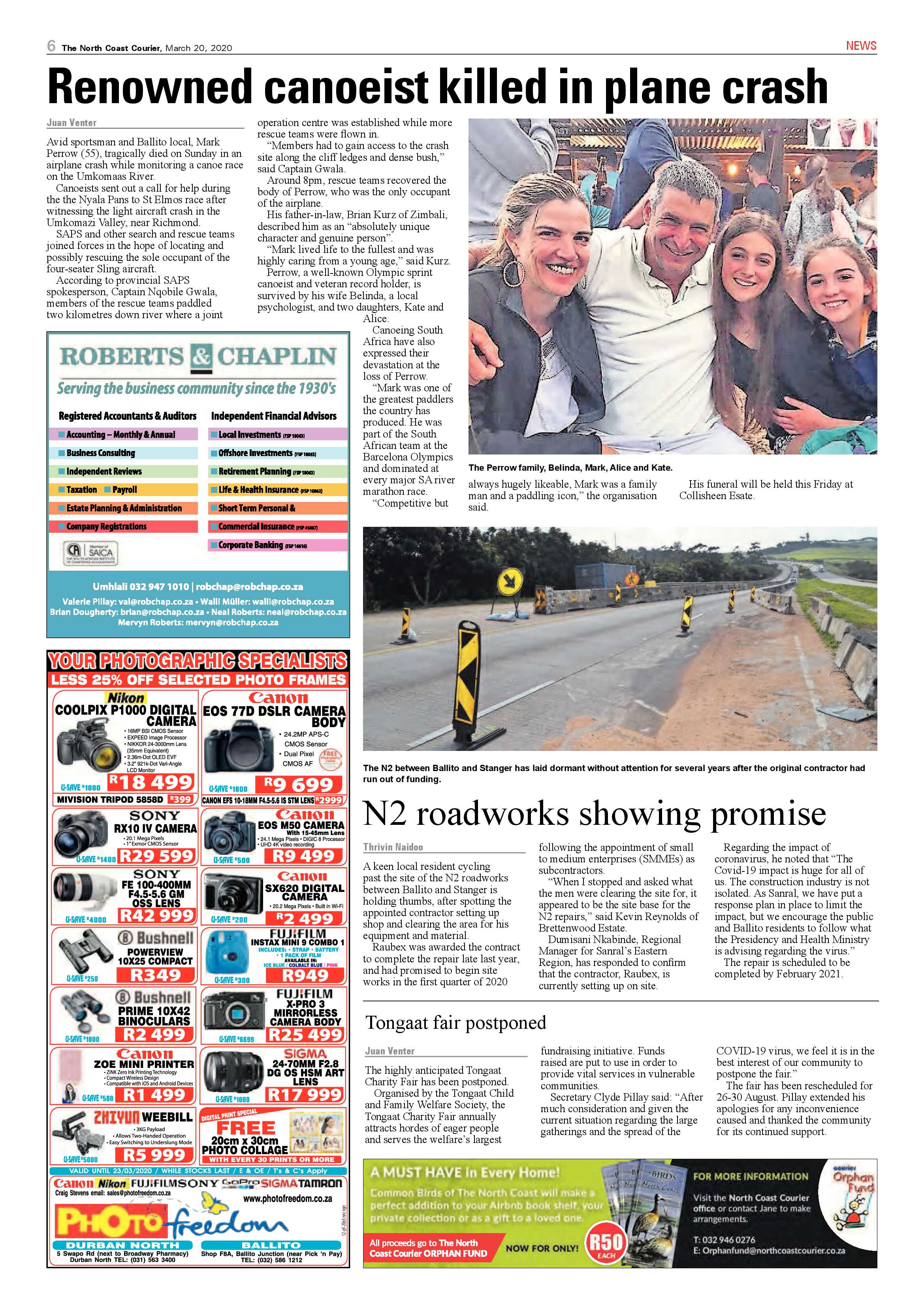 North Coast Courier 20 March 2020 page 6