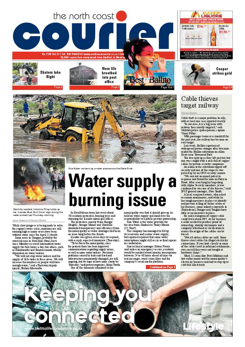 North Coast Courier 20 May 2022 page 1