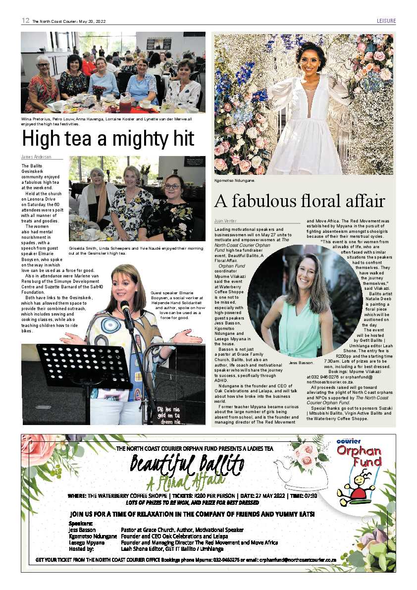 North Coast Courier 20 May 2022 page 12