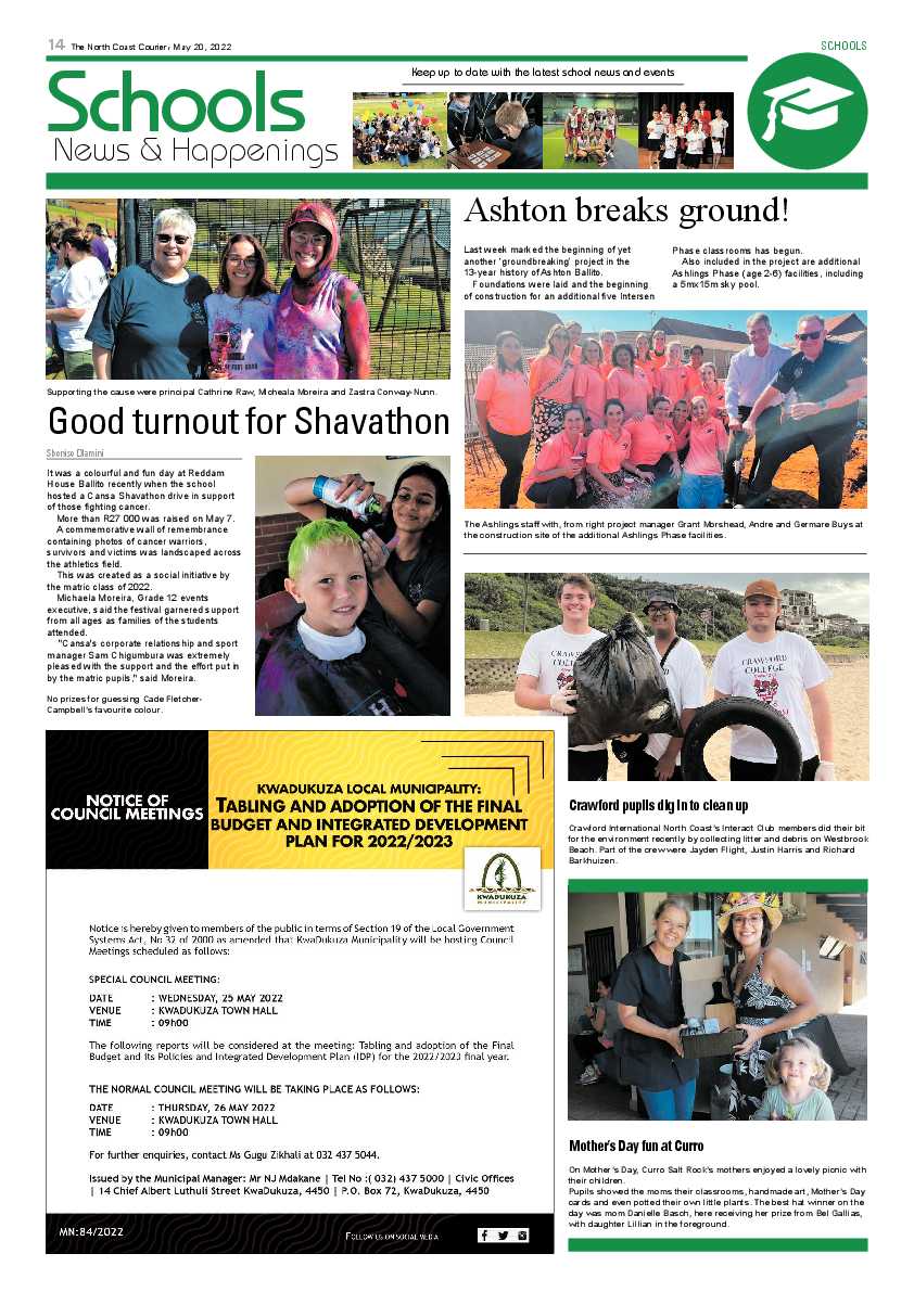 North Coast Courier 20 May 2022 page 14