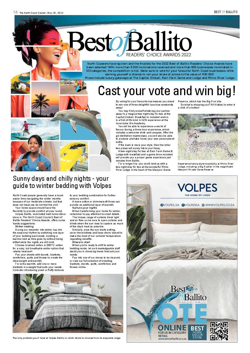 North Coast Courier 20 May 2022 page 16