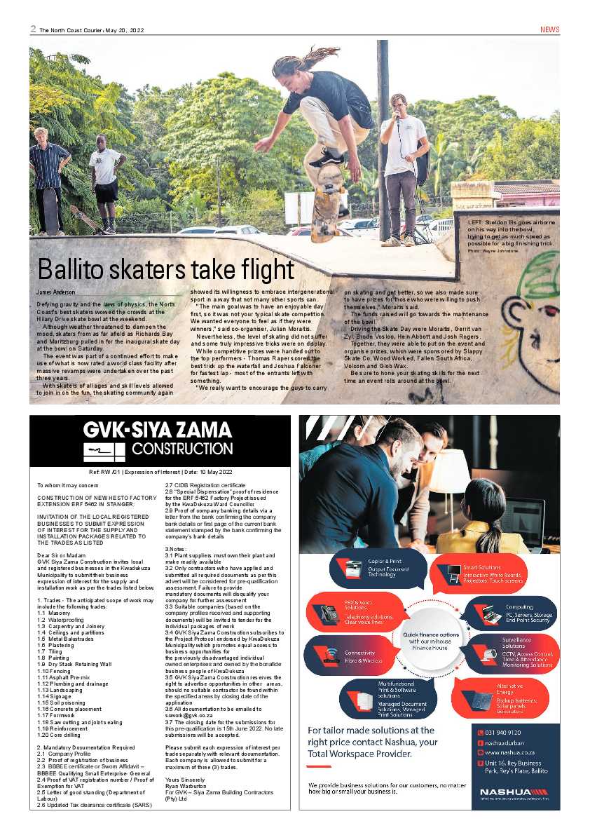 North Coast Courier 20 May 2022 page 2