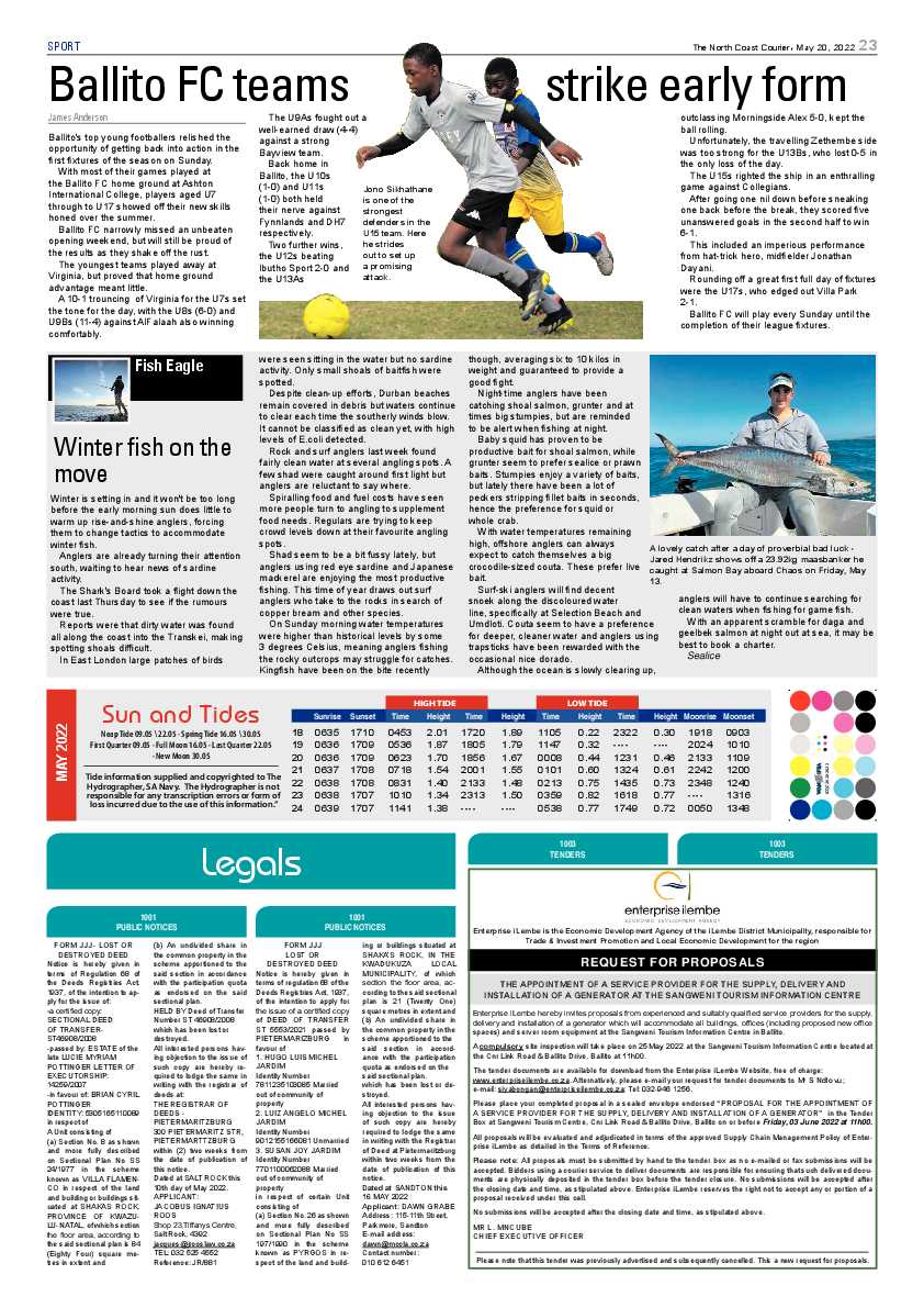 North Coast Courier 20 May 2022 page 23