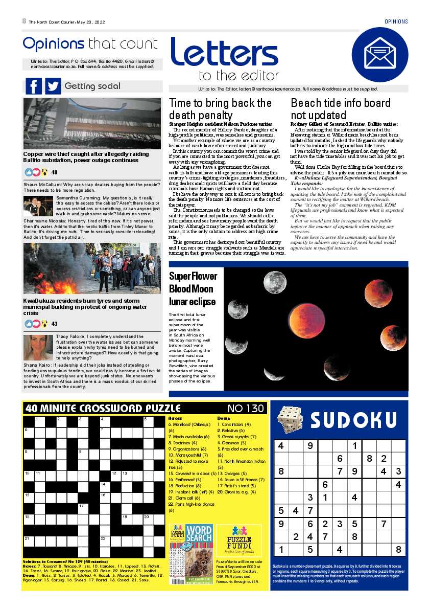 North Coast Courier 20 May 2022 page 8