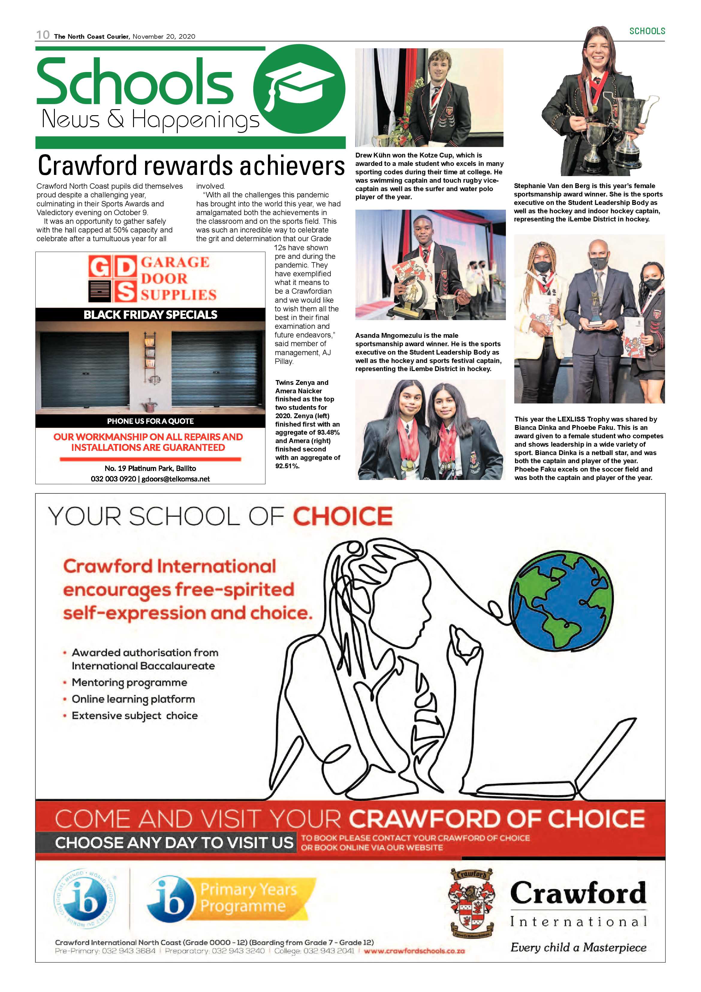 North Coast Courier 20 November 2020 page 10
