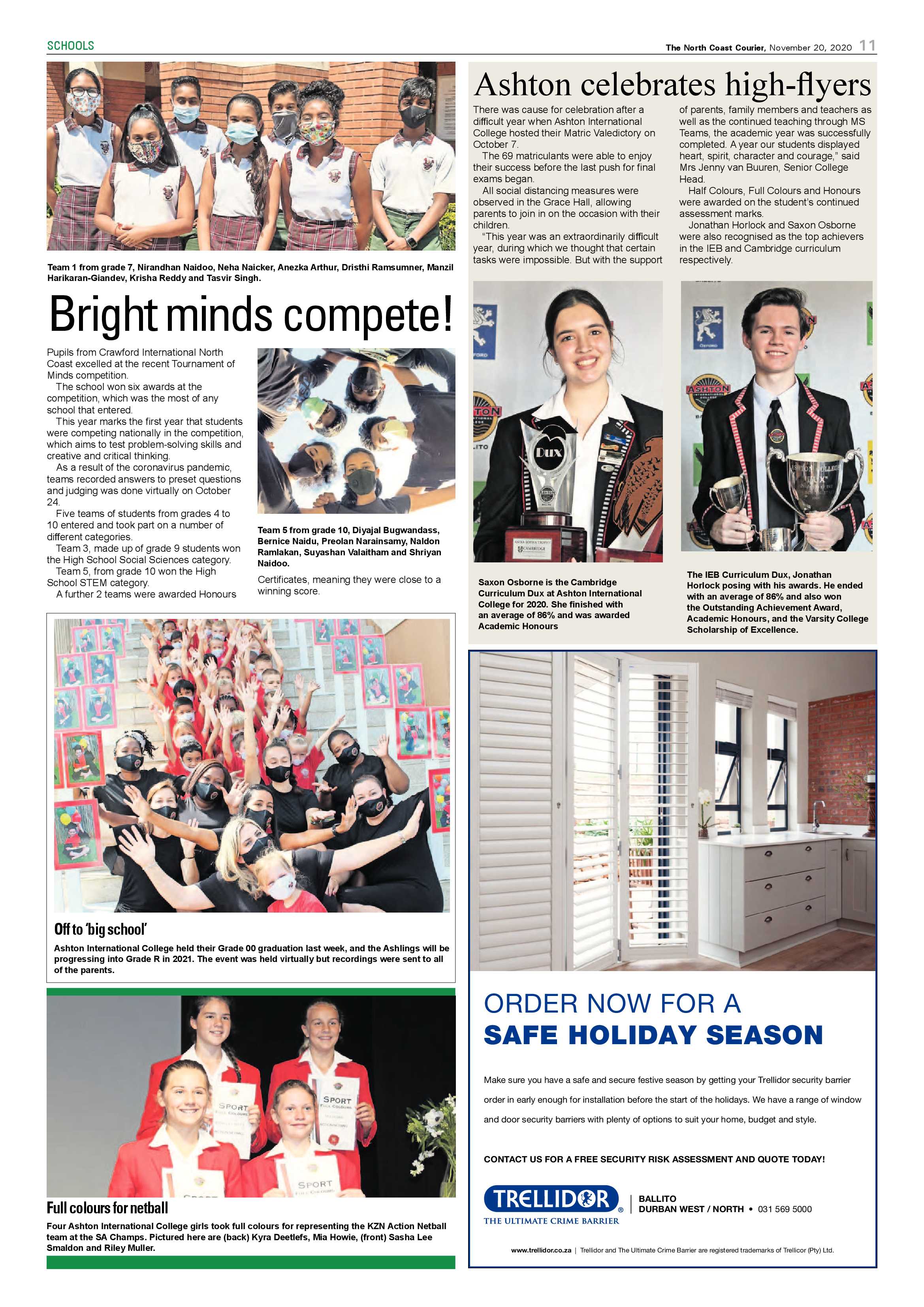 North Coast Courier 20 November 2020 page 11