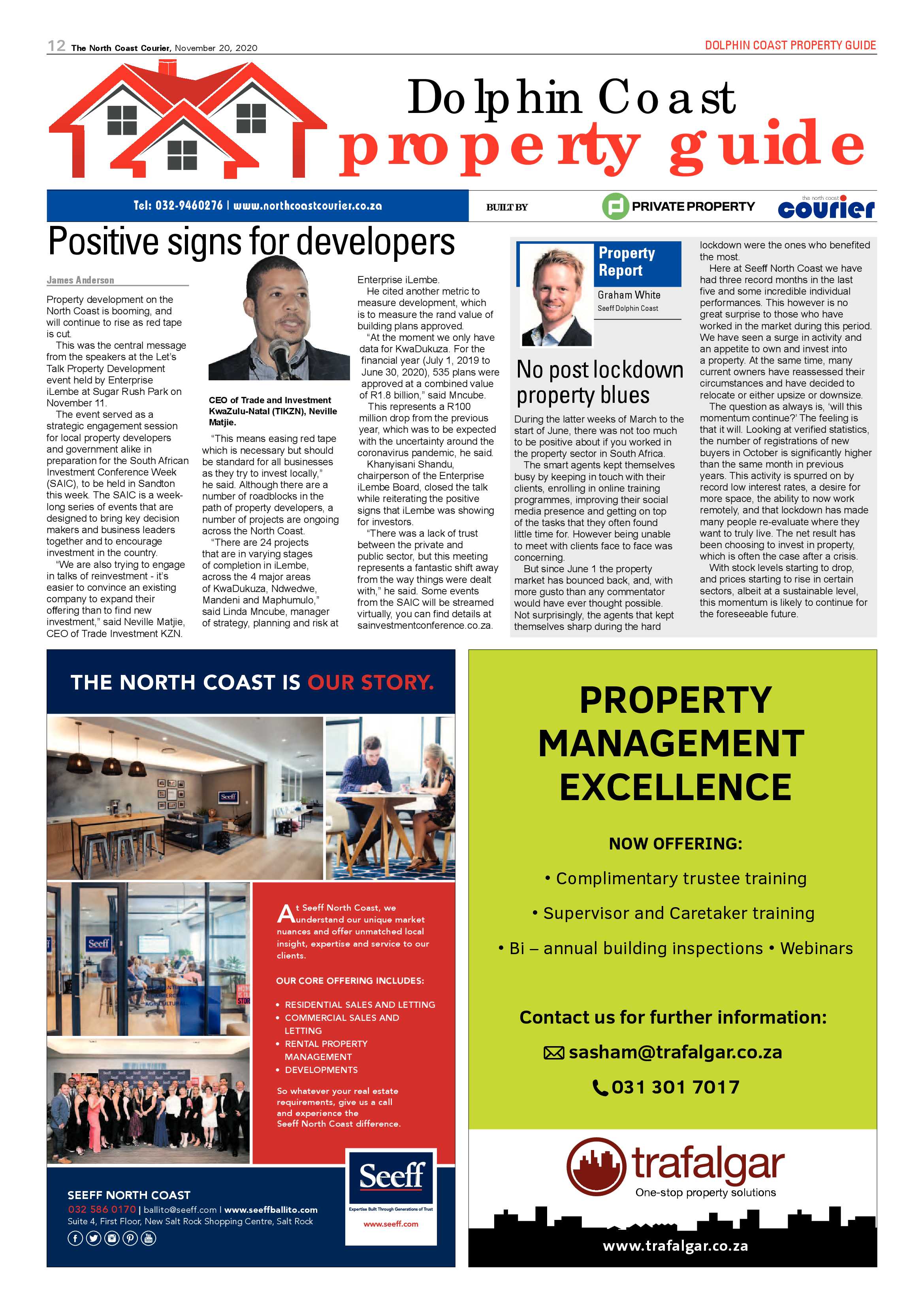 North Coast Courier 20 November 2020 page 12