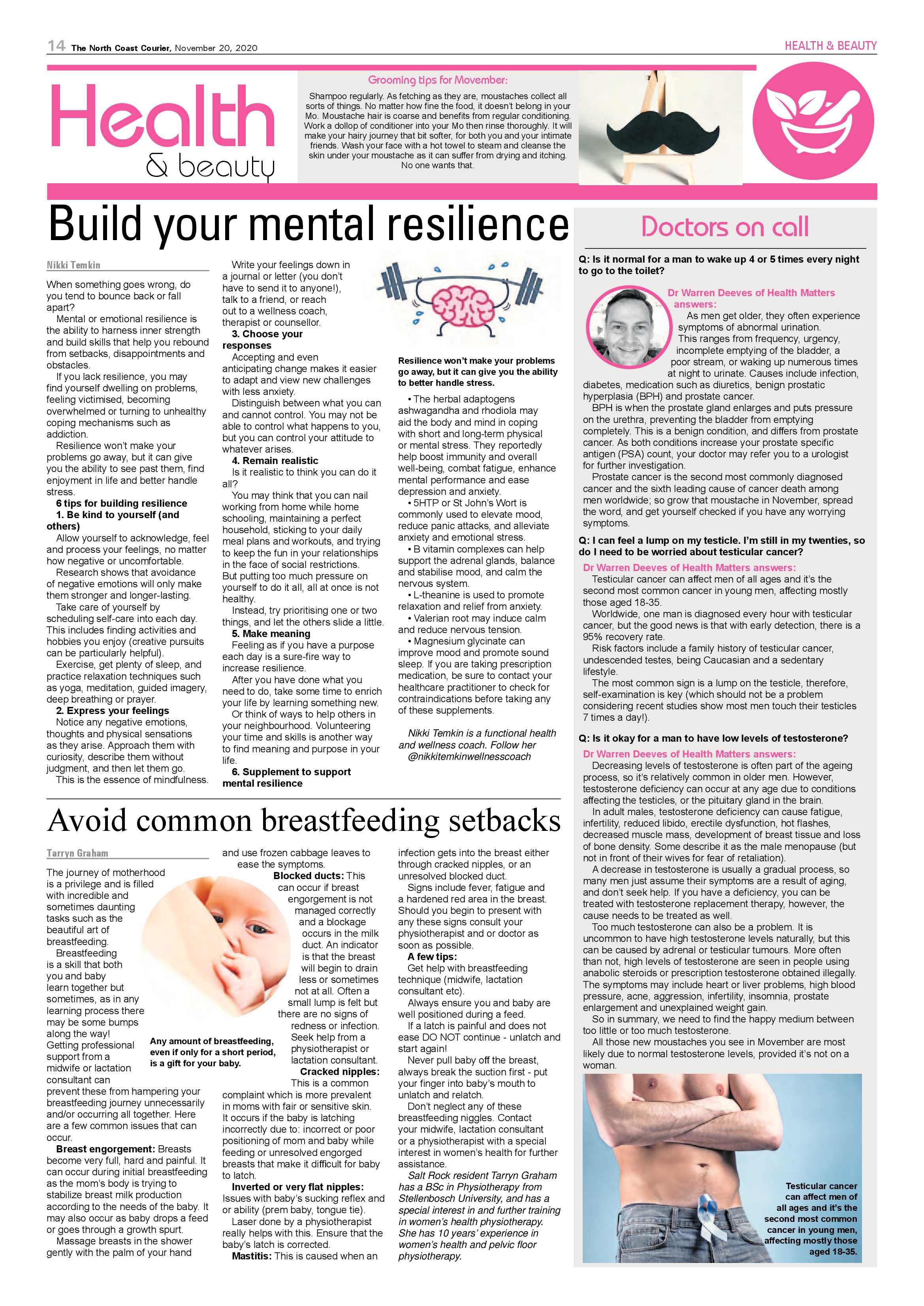 North Coast Courier 20 November 2020 page 14