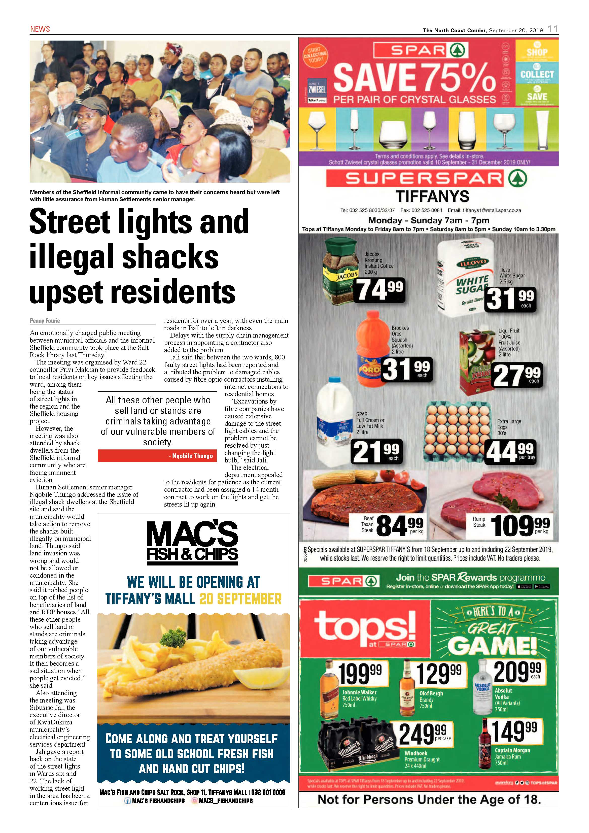 North Coast Courier 20 September 2019 page 11