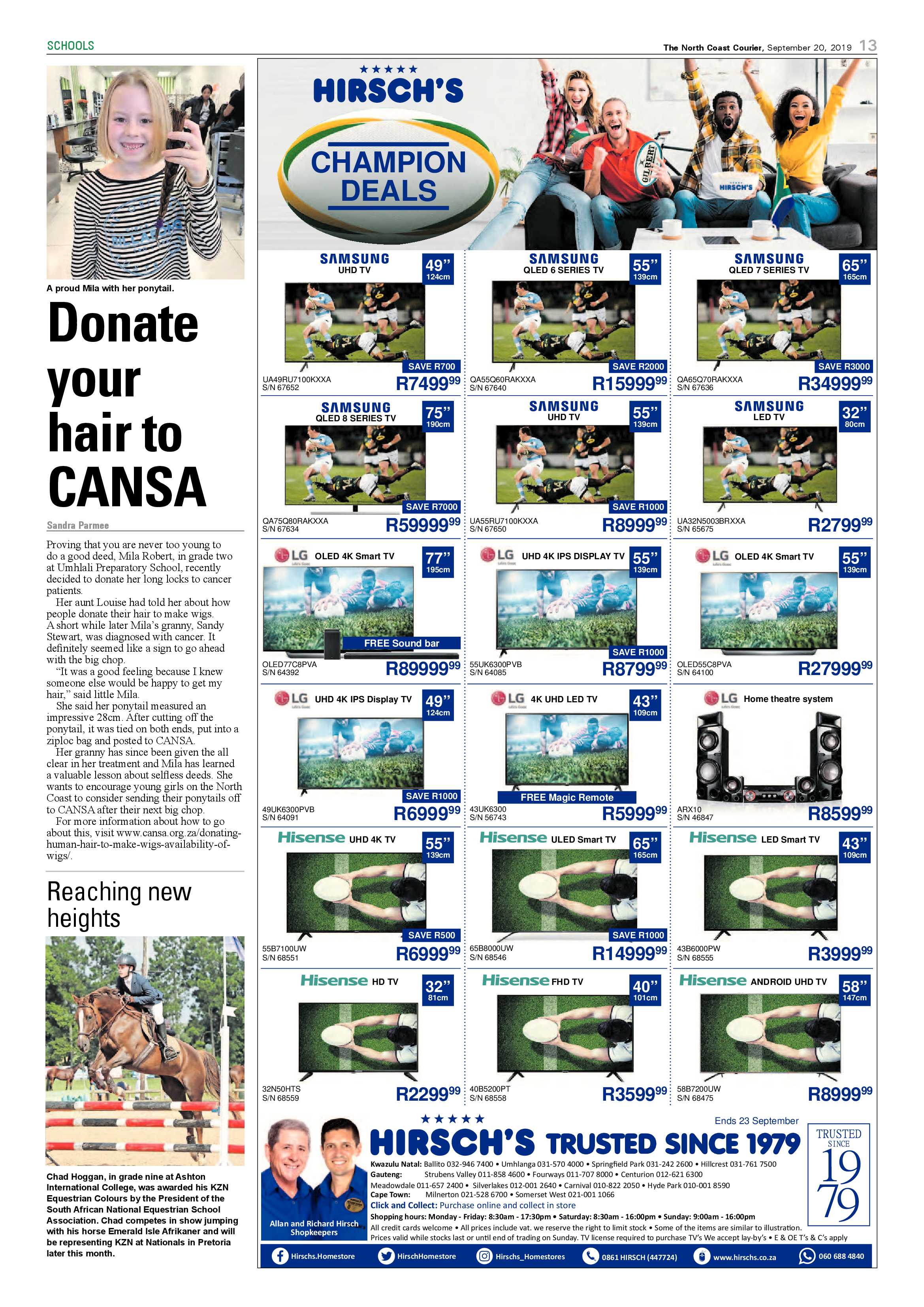 North Coast Courier 20 September 2019 page 13