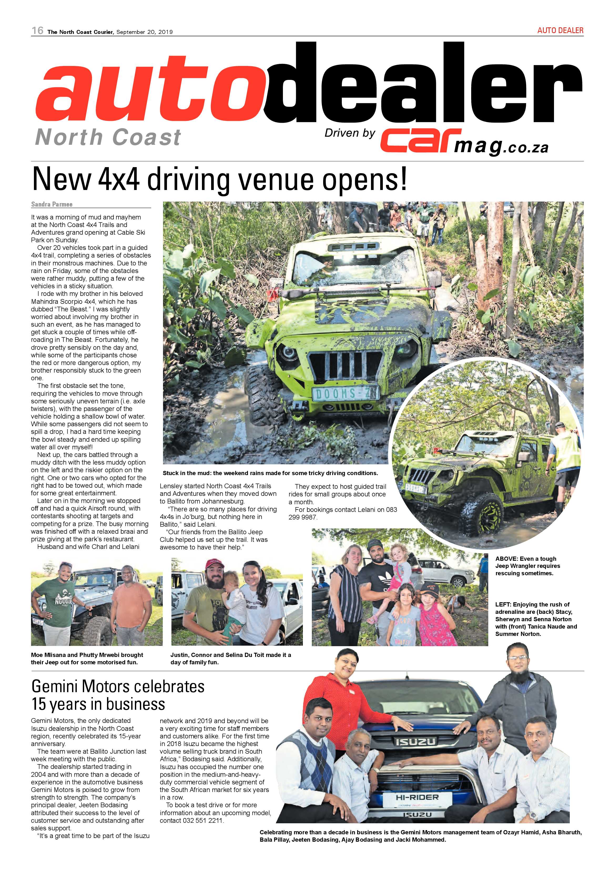 North Coast Courier 20 September 2019 page 15