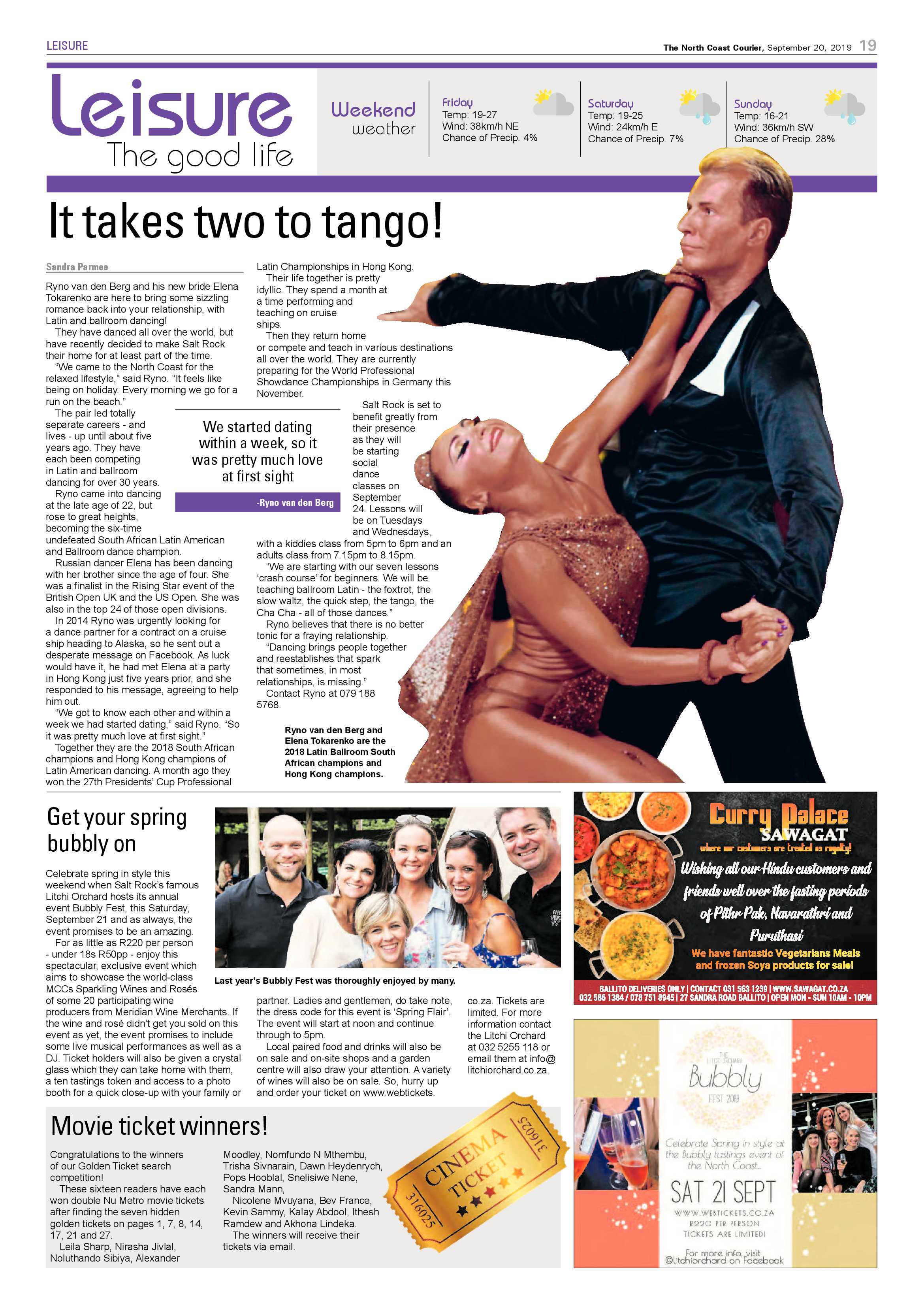 North Coast Courier 20 September 2019 page 18